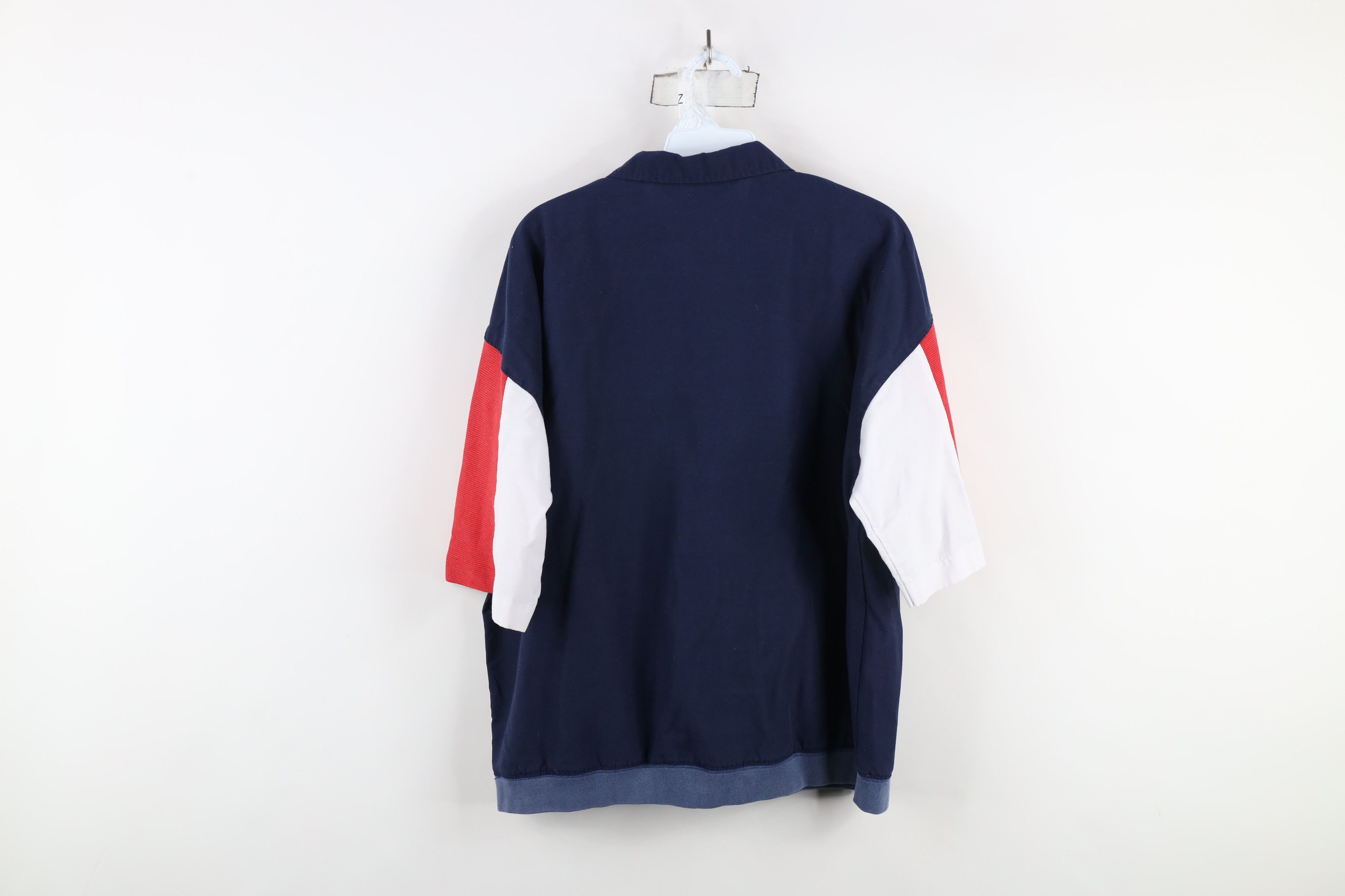 Vintage Vintage 90s Streetwear Block Collared Pullover Polo Shirt Size US L / EU 52-54 / 3 - 9 Thumbnail