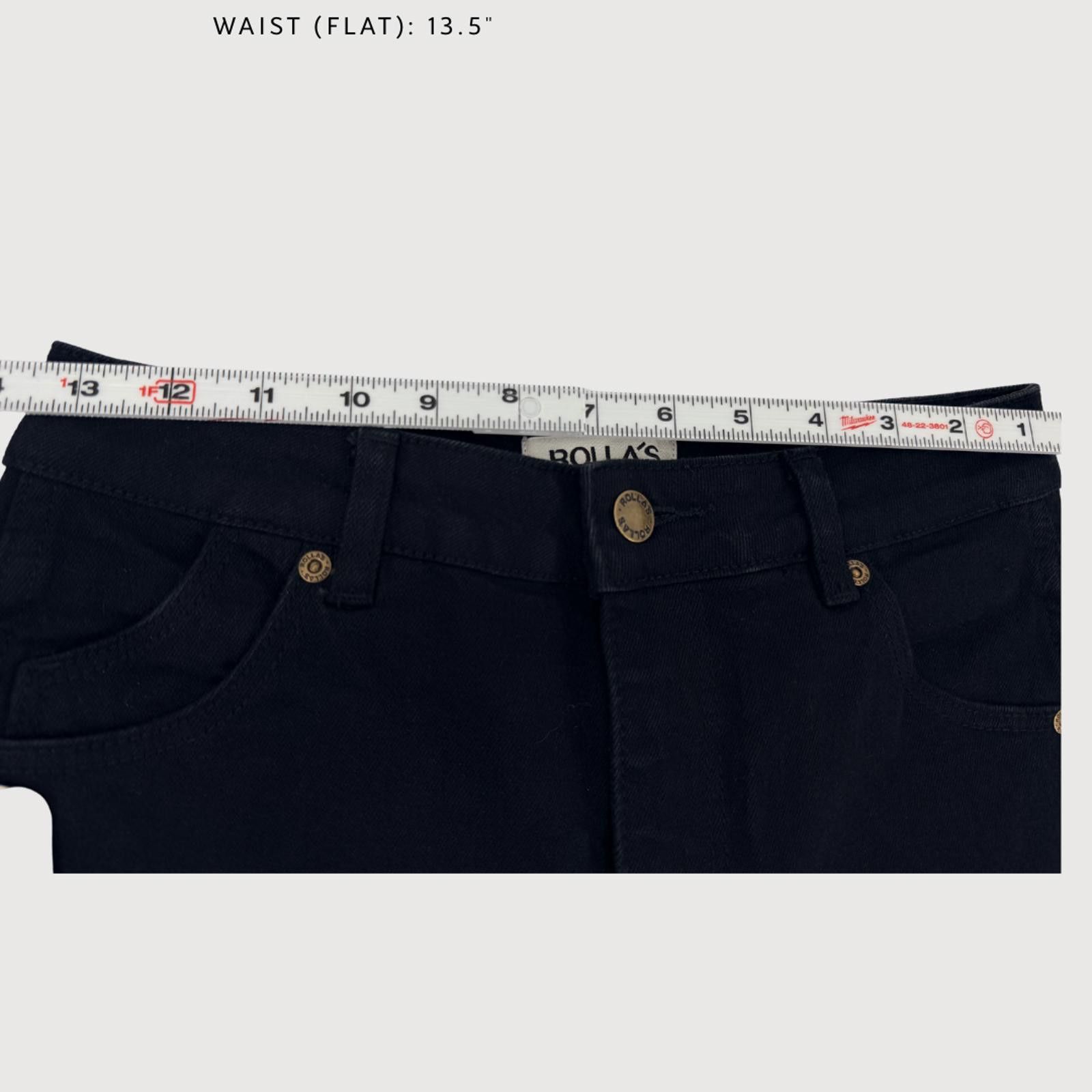 Rolla's Rolla's Original Straight Jeans High Rise Black 27 NWT Size 27" / US 4 / IT 40 - 7 Thumbnail