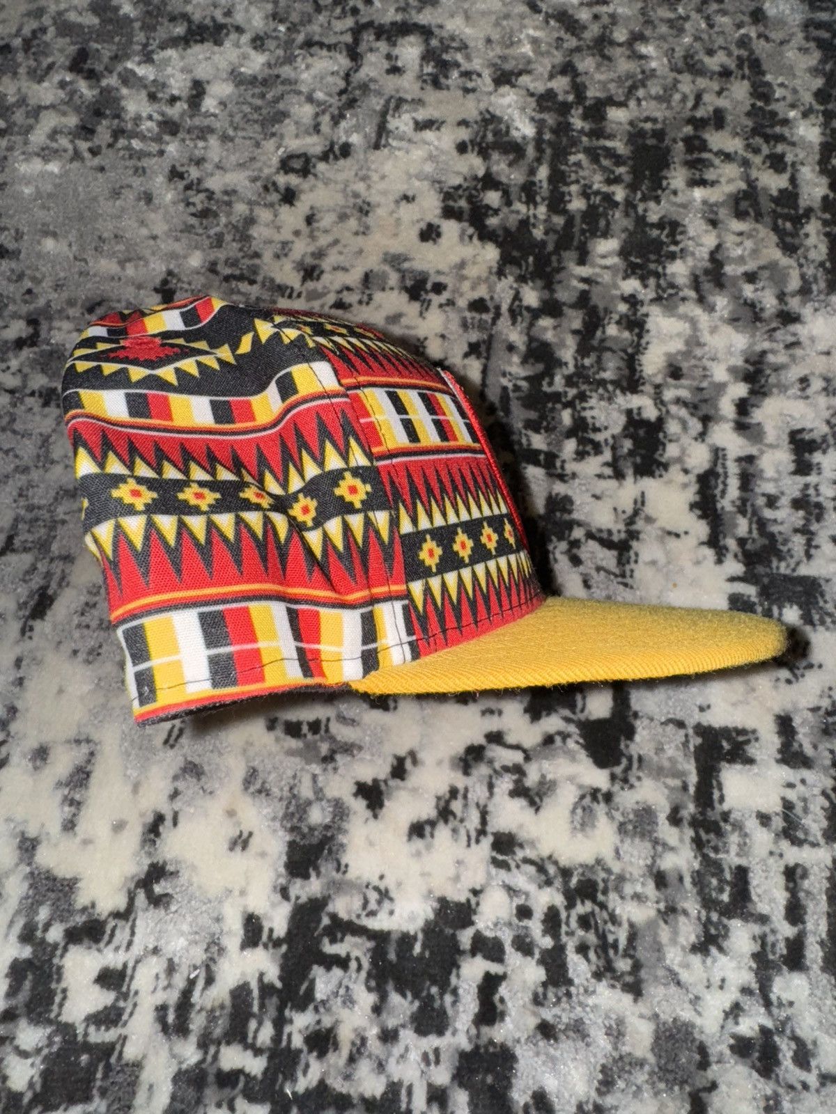 New Era New Era Houston Rockets Southwest Pattern Snapback Hat Size ONE SIZE - 3 Thumbnail