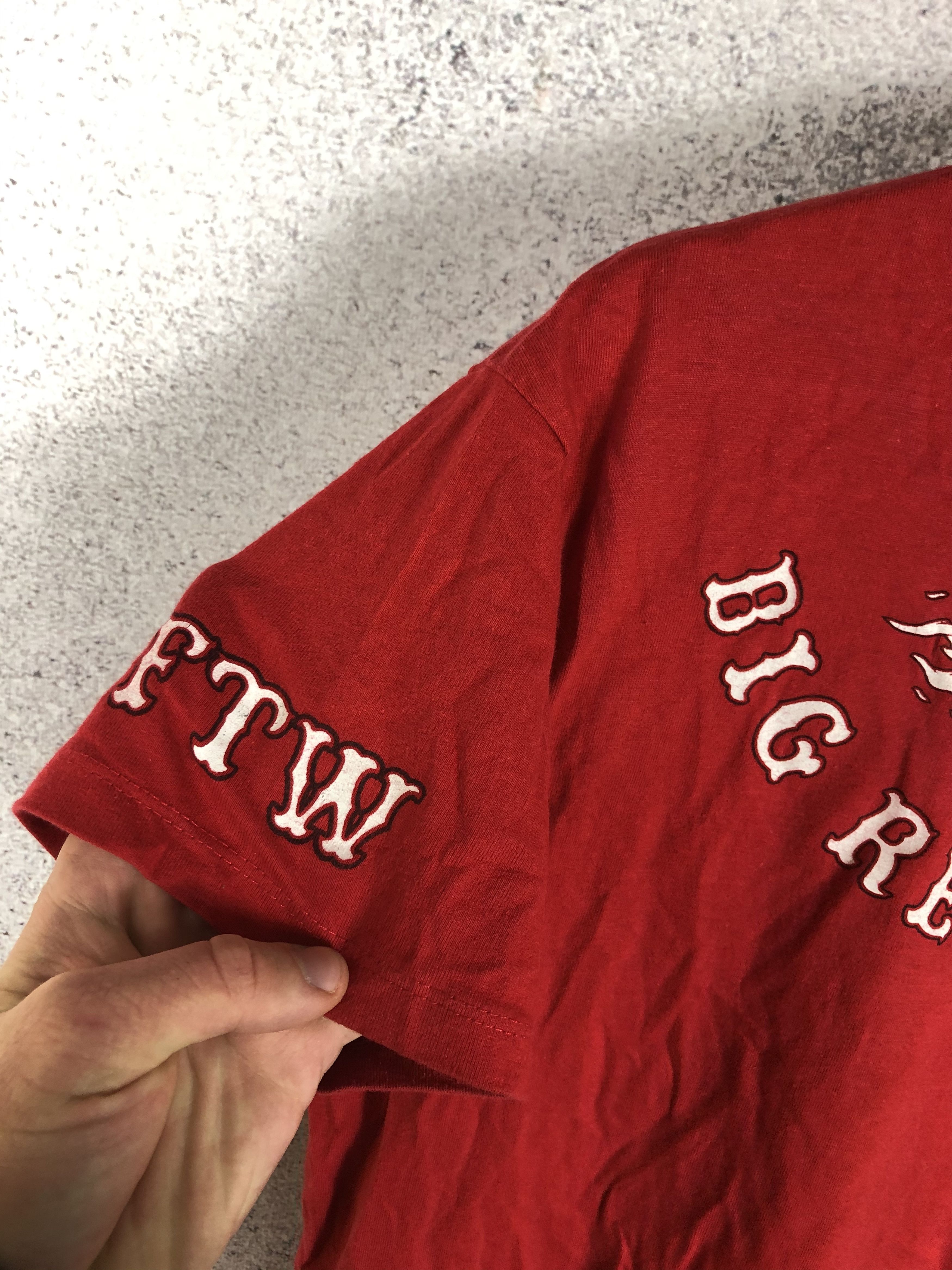 Band Tees Vintage The Big Red Machine Support81 Hells Angels Tee Shirt Size US M / EU 48-50 / 2 - 5 Thumbnail