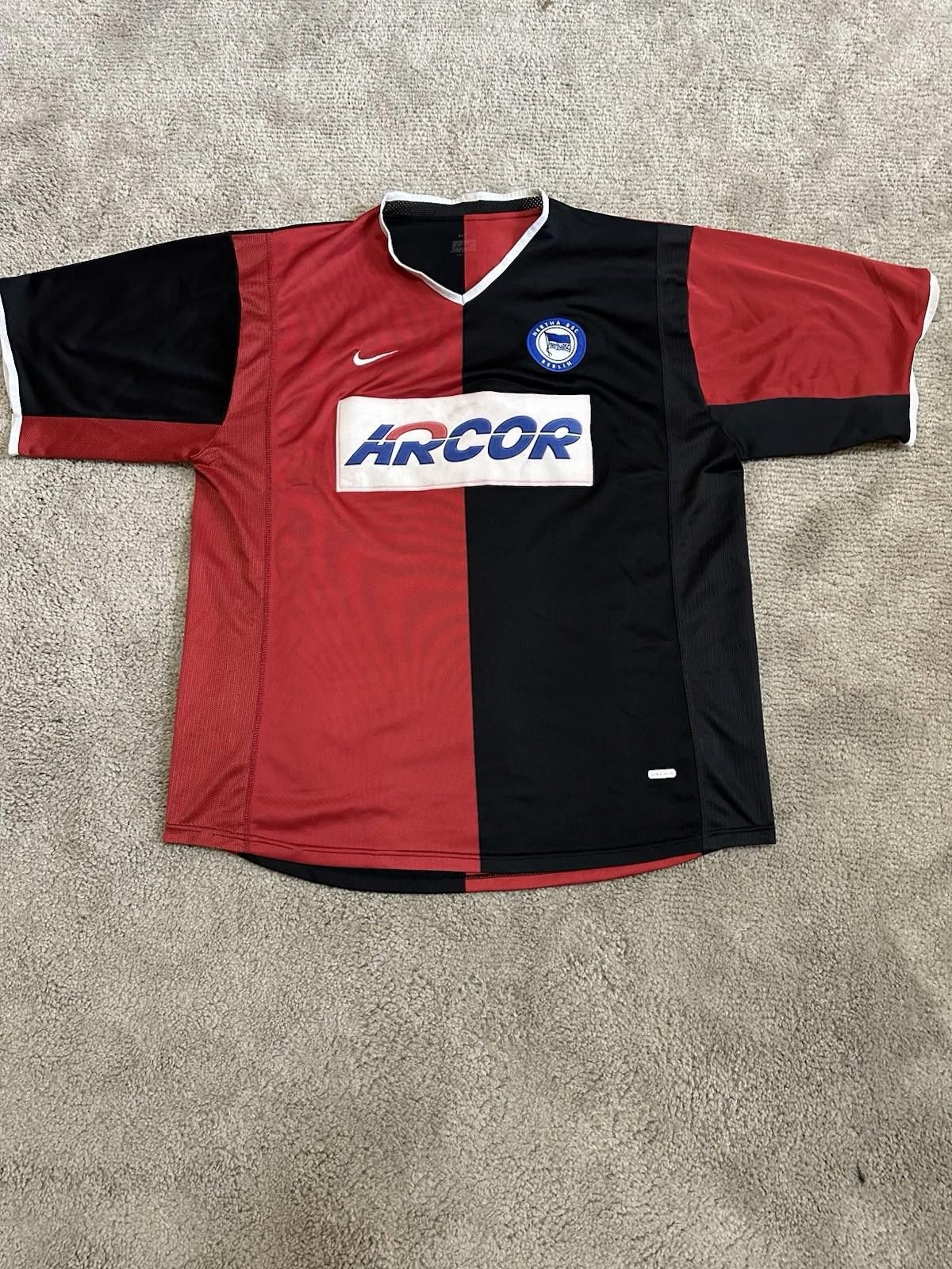 Nike Nike Hertha Berlin 2001/02 Away Football Shirt Soccer Jersey Size US XL / EU 56 / 4 - 1 Thumbnail