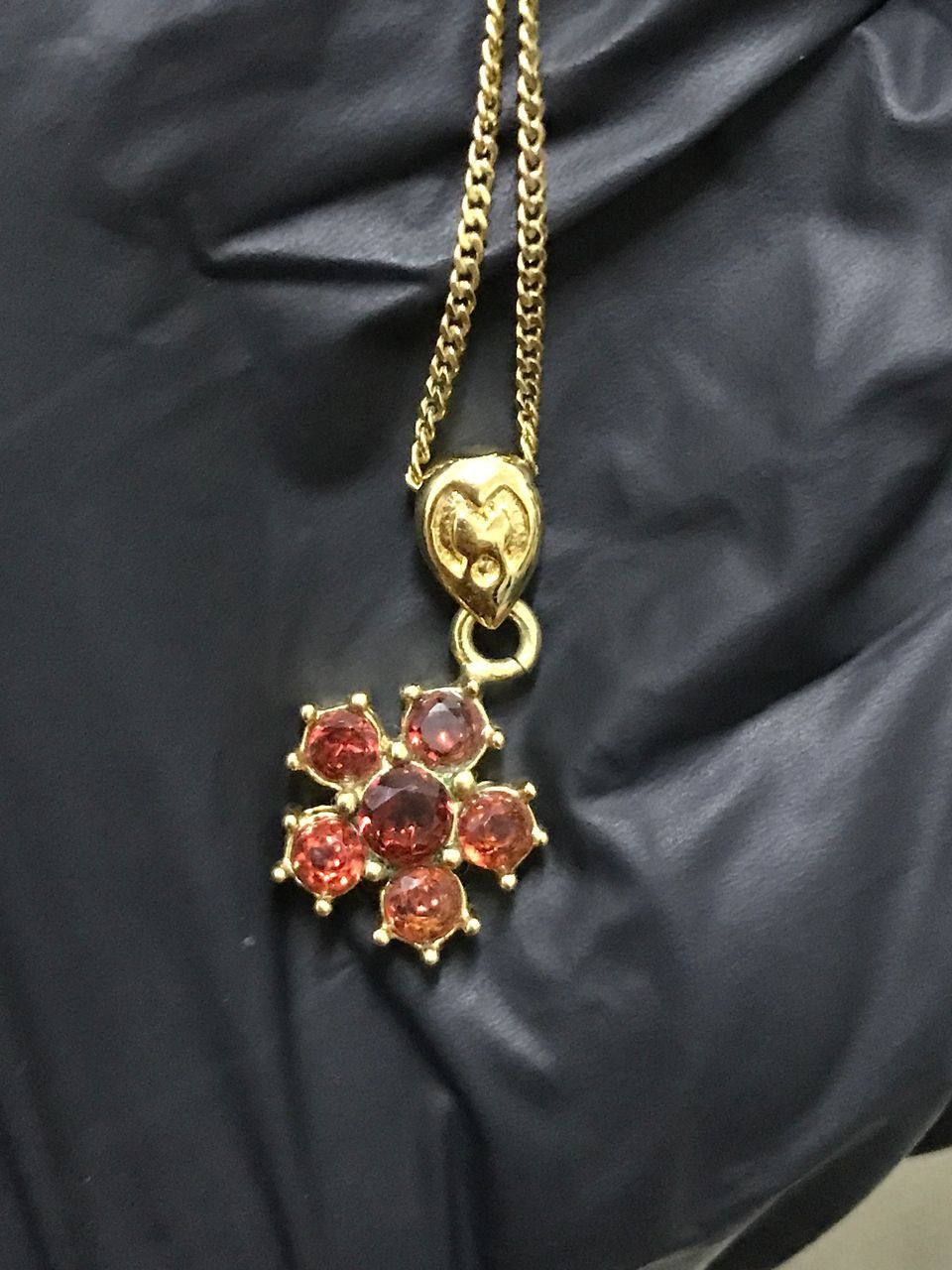 Jewelry × Mila Schon Mila Schon Natural Garnet Pendant Necklace Size ONE SIZE - 3 Thumbnail