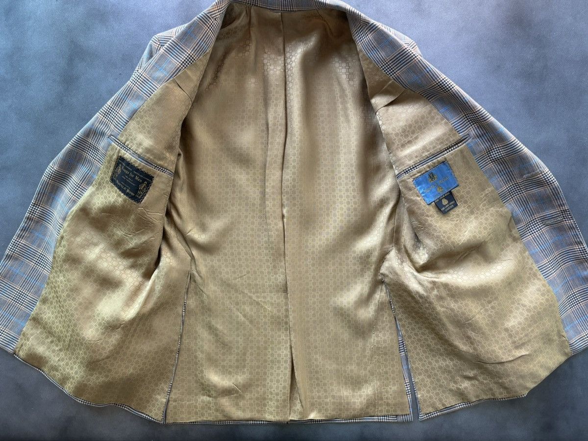 Savile Row × Vintage Vintage Plaid Blazer 70s Savile Row Sports Coat Union Made Size 34S - 4 Thumbnail
