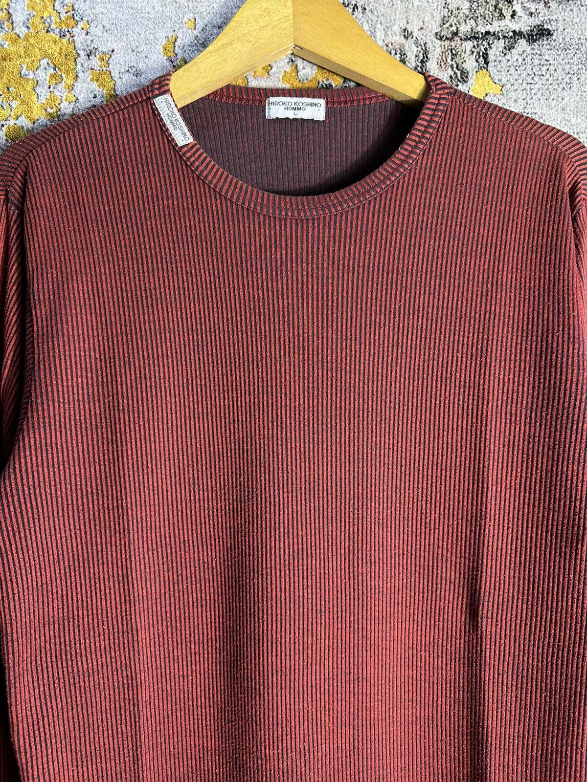 Hiroko Koshino Homme 2000s Archive HIROKO KOSHINO - WESTERN THERMAL LONG SLEEVE Size US M / EU 48-50 / 2 - 3 Thumbnail