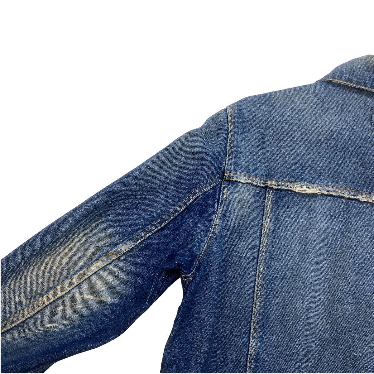 Gap × Vintage Made in Italy Gap Trucker Distressed Western Jacket Size US XS / EU 42 / 0 - 18 Thumbnail