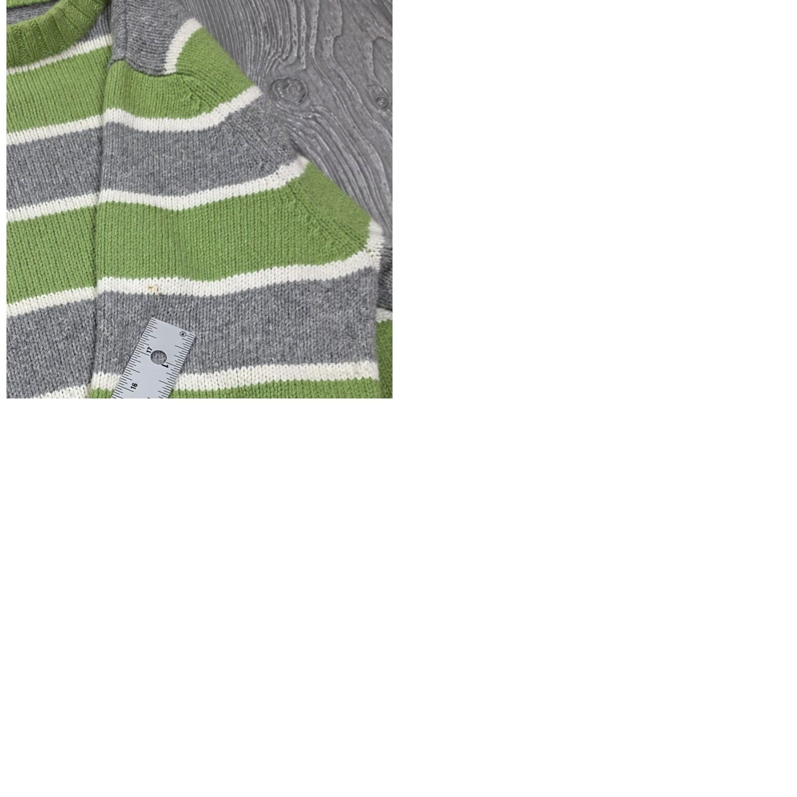 Vintage Duck Head Men’s M Green gray Striped Wool Blend Pink Logo Sweater Crewneck Vintage Size US M / EU 48-50 / 2 - 9 Thumbnail