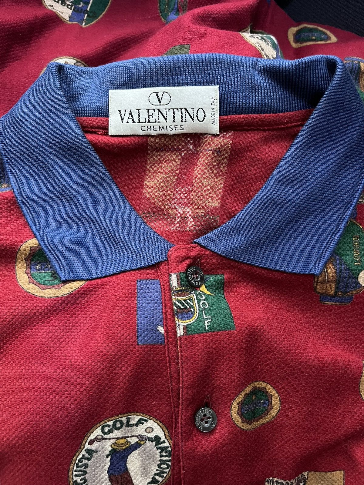 Valentino Allover poster printed #F5 Size US L / EU 52-54 / 3 - 8 Thumbnail