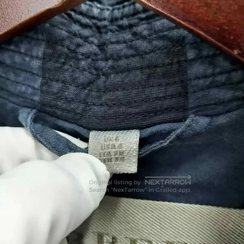 Burberry Burberry Long Cotton Trench Coat for Women. Size M / US 6-8 / IT 42-44 - 4 Thumbnail