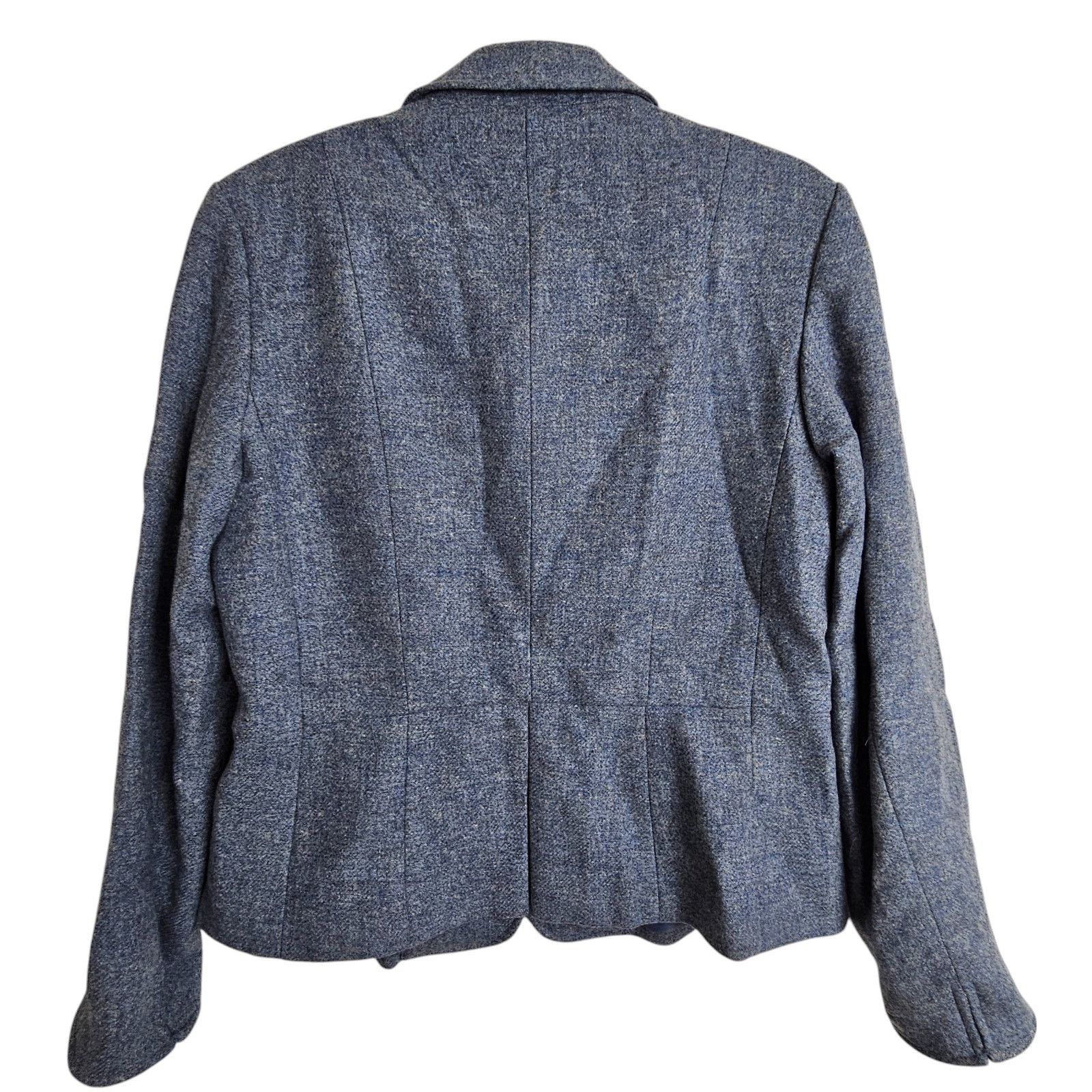 Robert Talbott Talbots Wool Blazer Pleated Peplum Preppy Dark Academia 10 Size L / US 10 / IT 46 - 8 Thumbnail