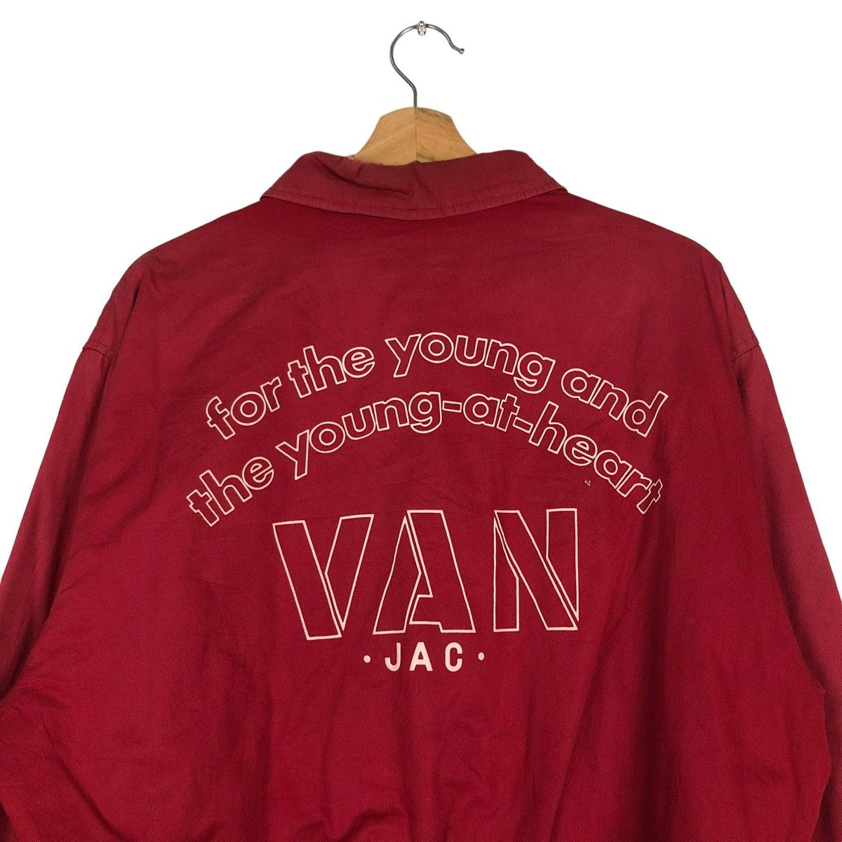 Japanese Brand 🔥VINTAGE BOMBER JACKET VAN JAC JAPAN ISSEY MIYAKE BIG LOGO Size US M / EU 48-50 / 2 - 2 Thumbnail