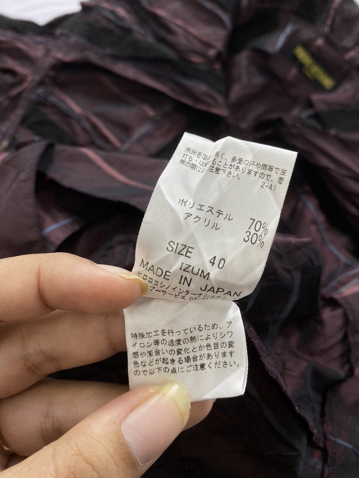 Hiroko Koshino Homme Hiroko Koshino Button Shirt Japanese lgb style Size US M / EU 48-50 / 2 - 7 Thumbnail