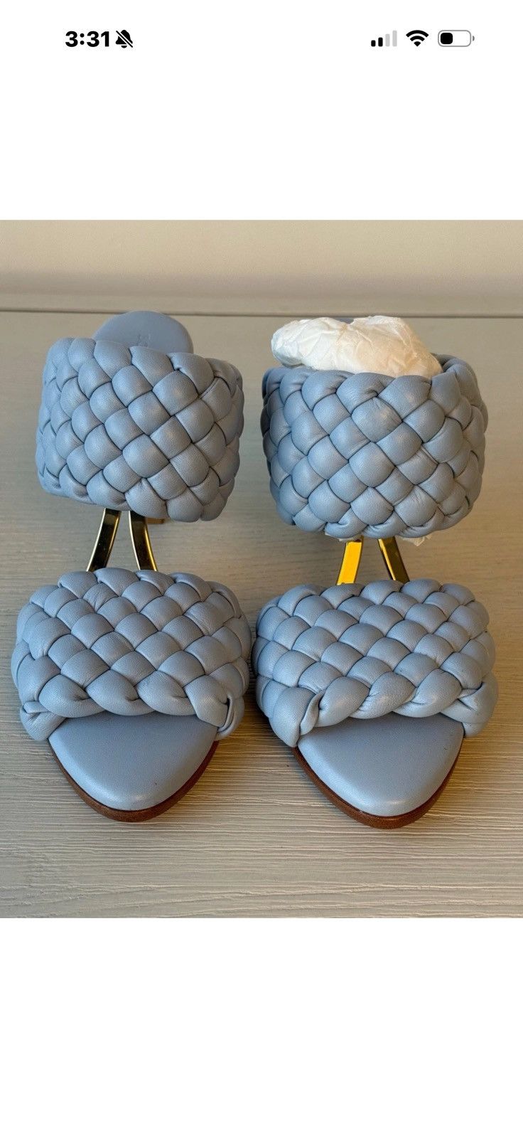 Bottega Veneta Bottega Veneta Womens Lido Leather Sandals Size 37.5 Size US 7 / IT 37 - 2 Thumbnail