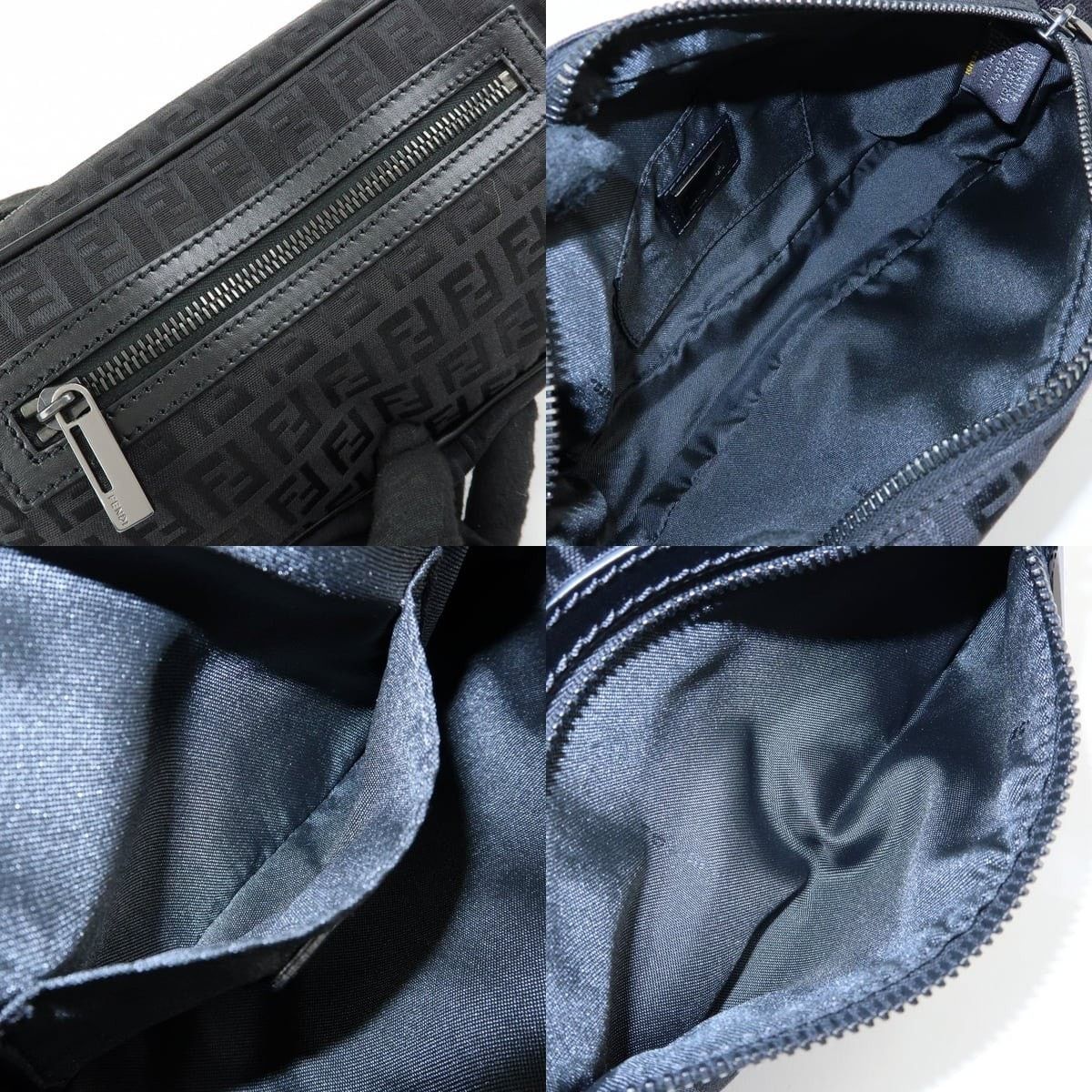 Fendi Fendi Zucchino Belt Bag Black Size ONE SIZE - 7 Thumbnail
