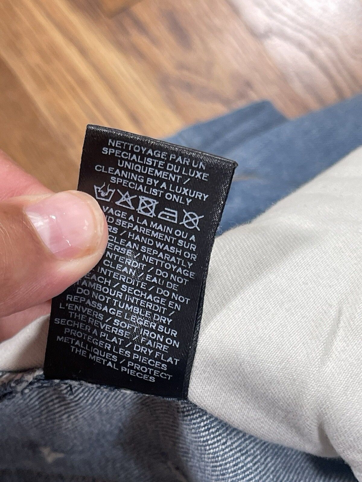 Balmain Balmain Tapered Faded Jeans Blue RH15291Z014 Men’s Size 28 Size US 28 / EU 44 - 7 Thumbnail