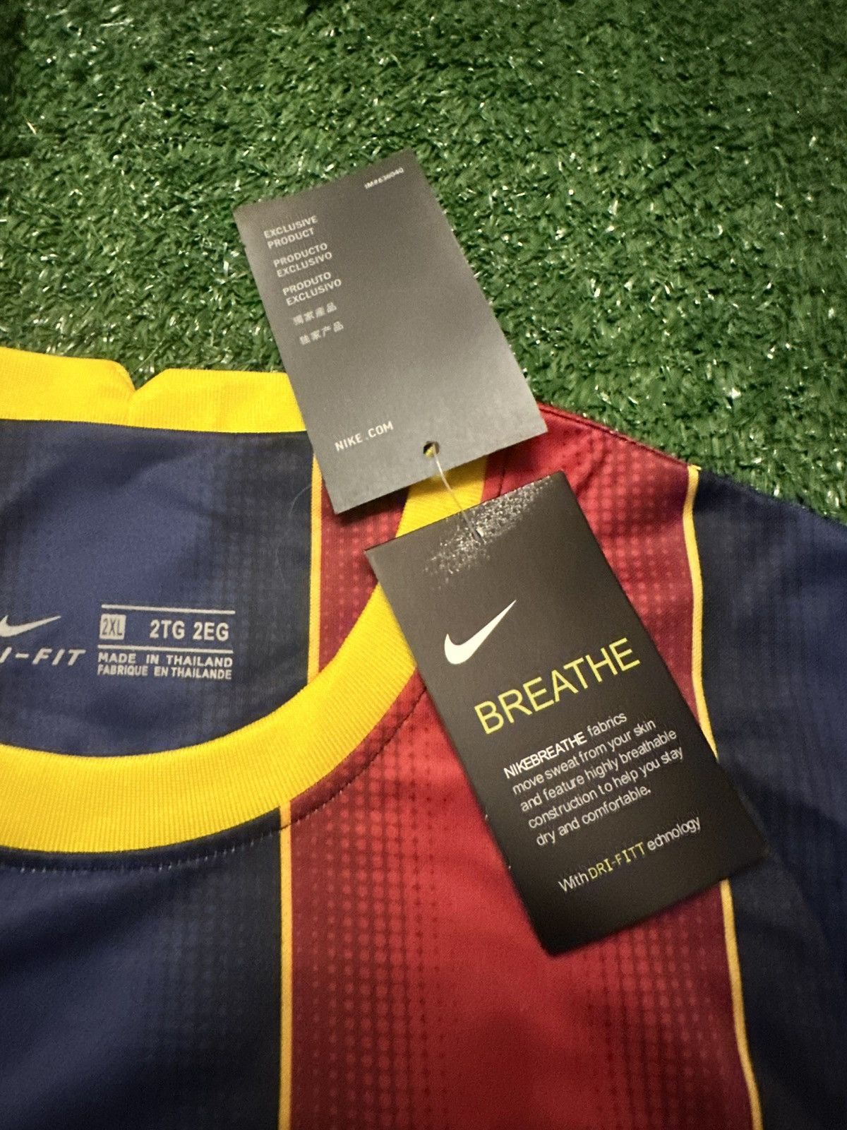 Nike Nike FC Barcelona 2020/21 Lionel Messi Home Football Jersey Size US XXL / EU 58 / 5 - 6 Thumbnail