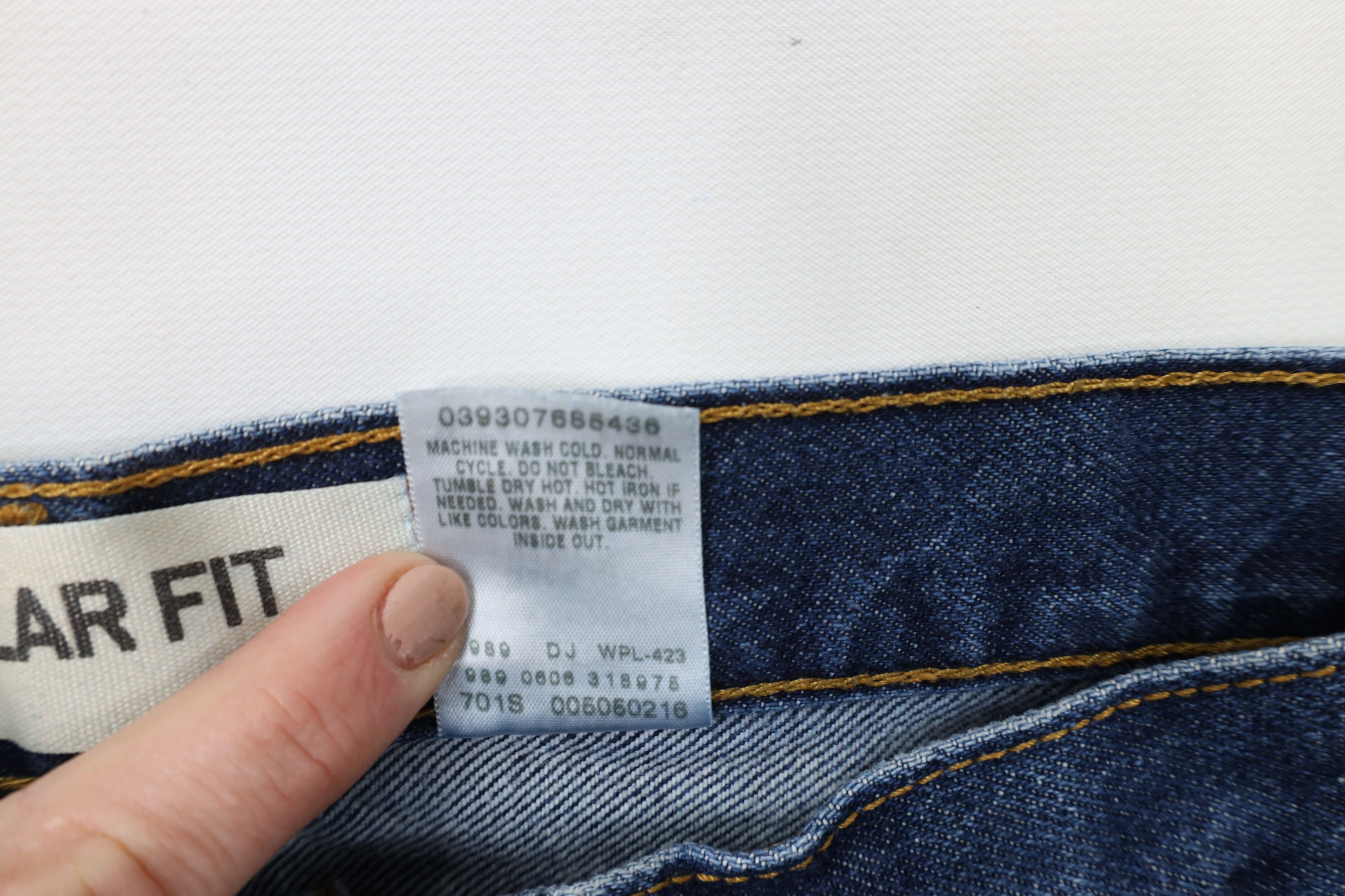 Levi's × Vintage Vintage Y2K Levis 505 Regular Fit Denim Jeans Blue Cotton Size US 33 - 4 Thumbnail