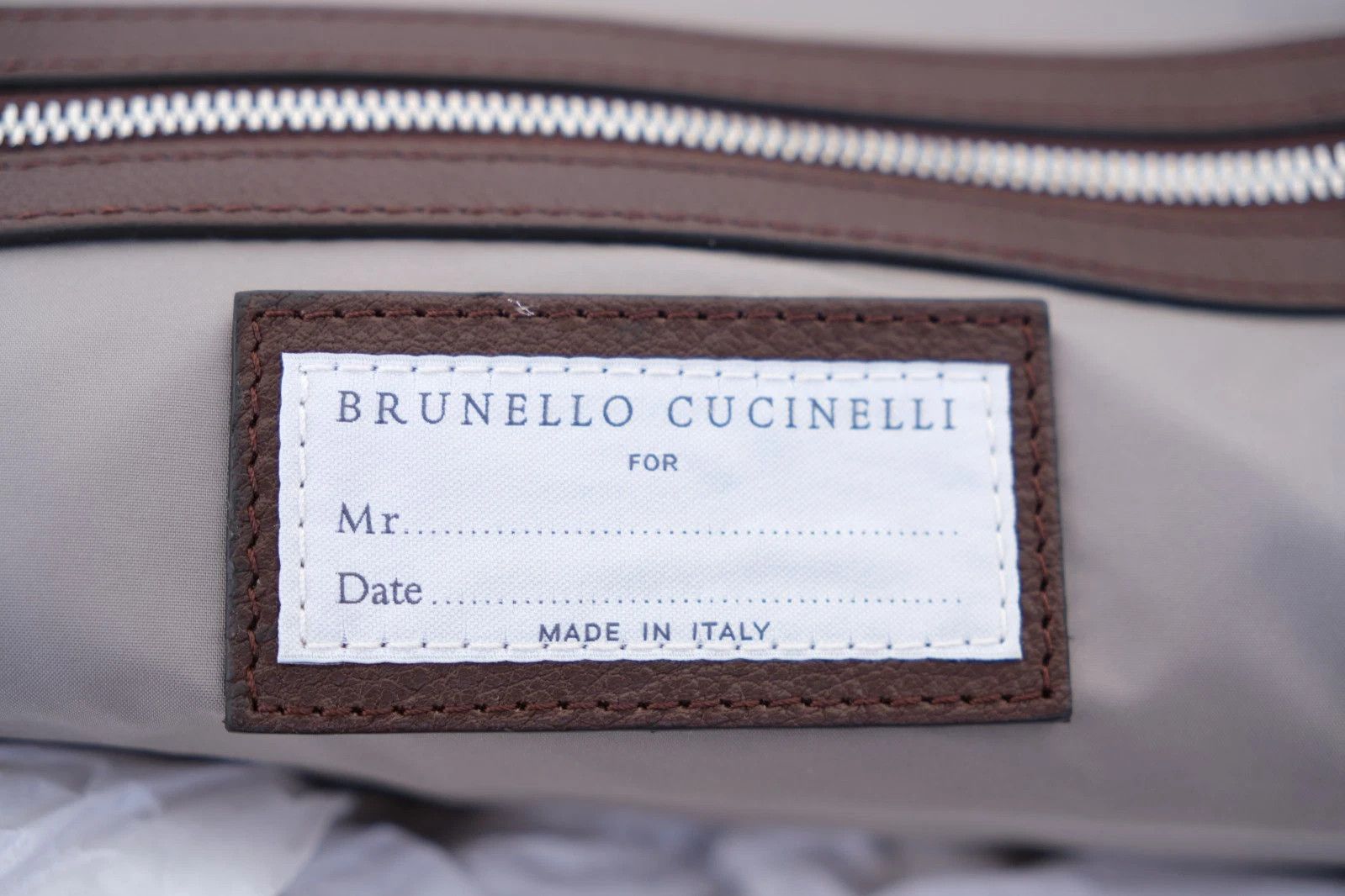 Brunello Cucinelli New Brunello Cucinelli Backpack Luggage Travel Weekender Size ONE SIZE - 6 Thumbnail