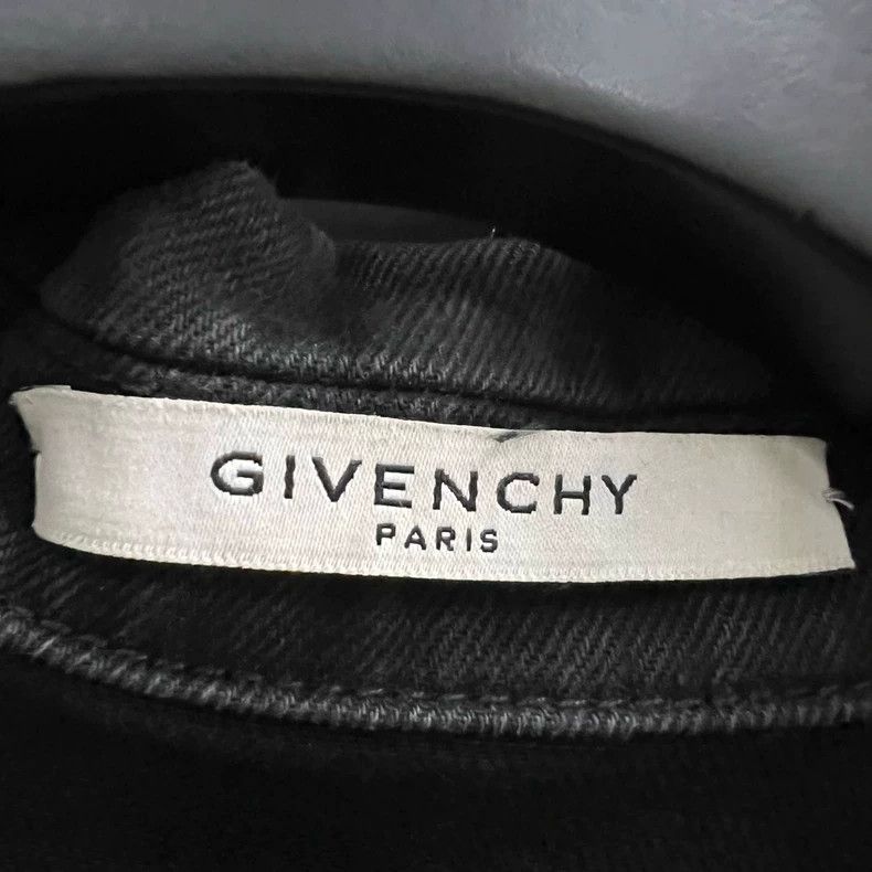 Givenchy Givenchy Geometric irregular lines denim jacket Size US M / EU 48-50 / 2 - 3 Thumbnail