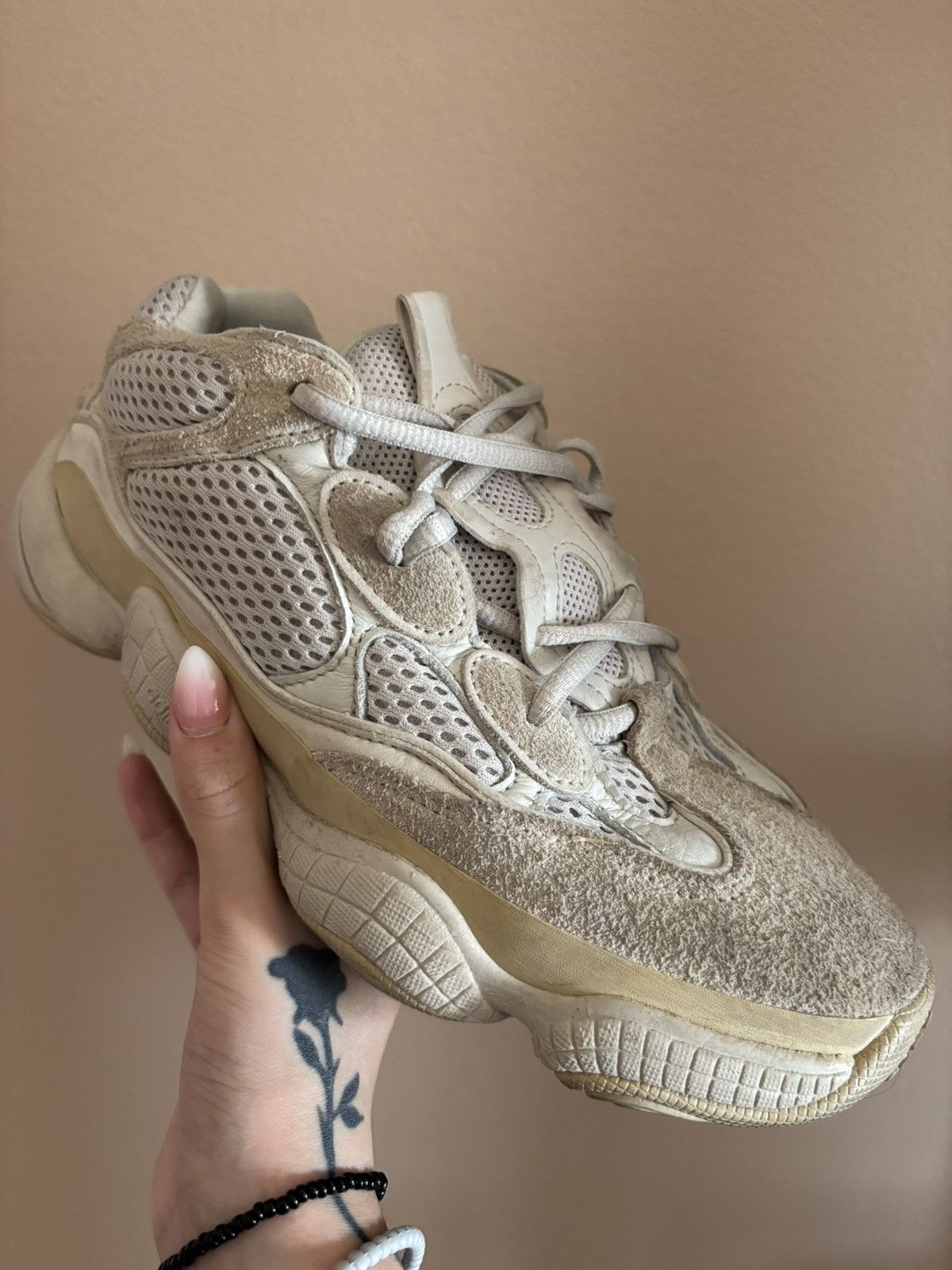 Yeezy Adidas Yeezy 500 'Blush' Size US 7 / EU 40 - 2 Thumbnail