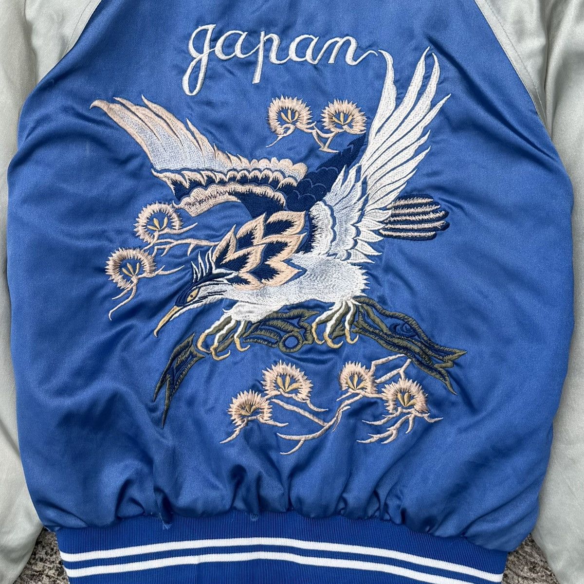 Vintage Vintage Japan Sukajan Souvenir Embroidery Eagle Satin Bomber Size US M / EU 48-50 / 2 - 7 Thumbnail