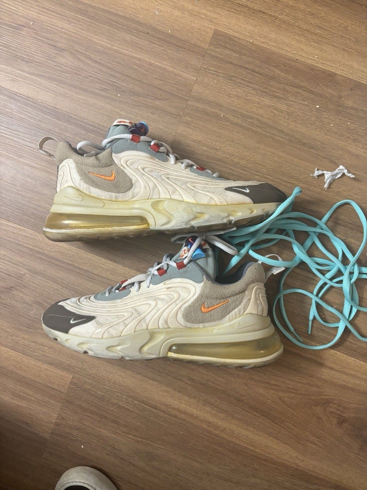 Nike × Travis Scott Travis Scott x Nike Air Max 270 React ENG Cactus Trails Size US 11 / EU 44 - 1 Thumbnail