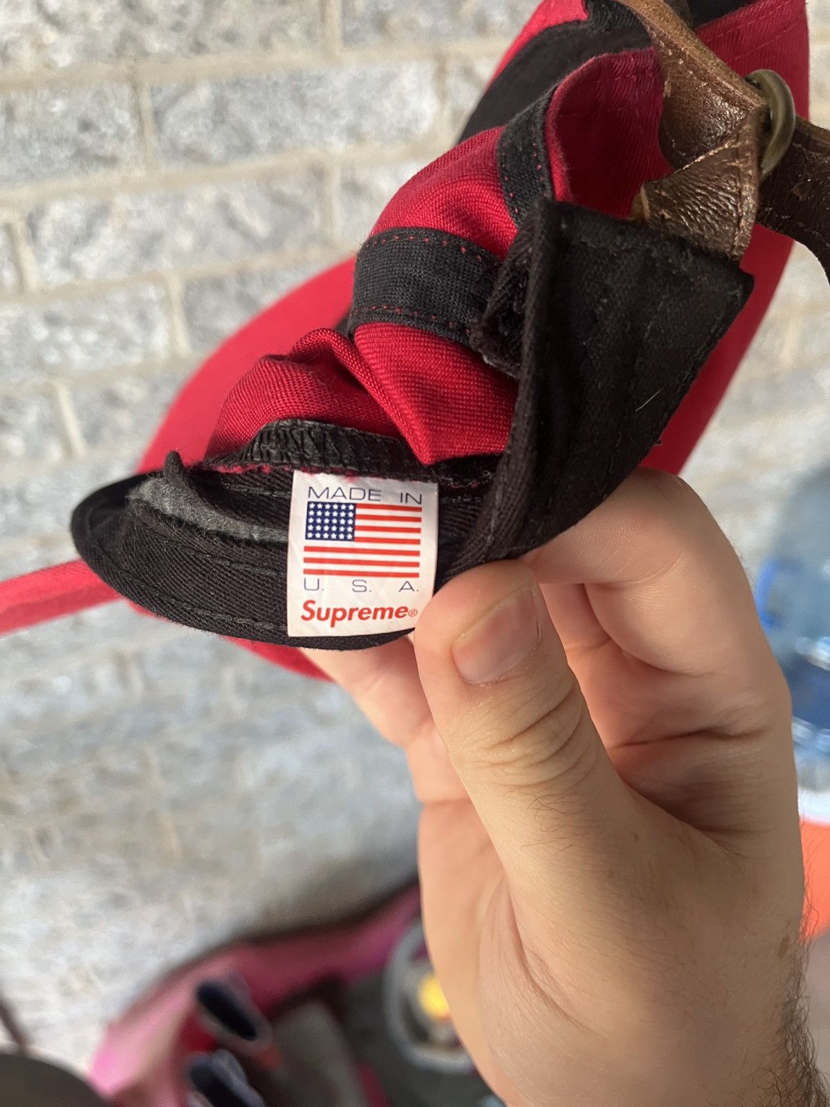 Supreme × Vintage Vintage Supreme 5 Panel Velcro Hat Size ONE SIZE - 3 Thumbnail
