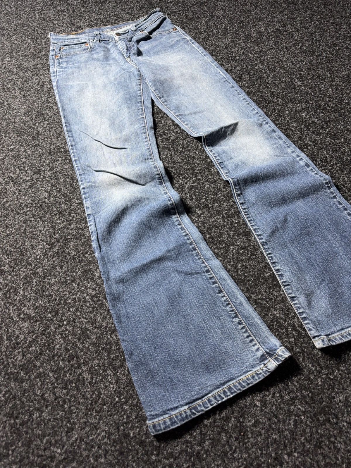 Levi's Levi’s 529 Distressed Western USA Y2K Flare Bootcut Jeans Size 28" / US 6 / IT 42 - 2 Thumbnail