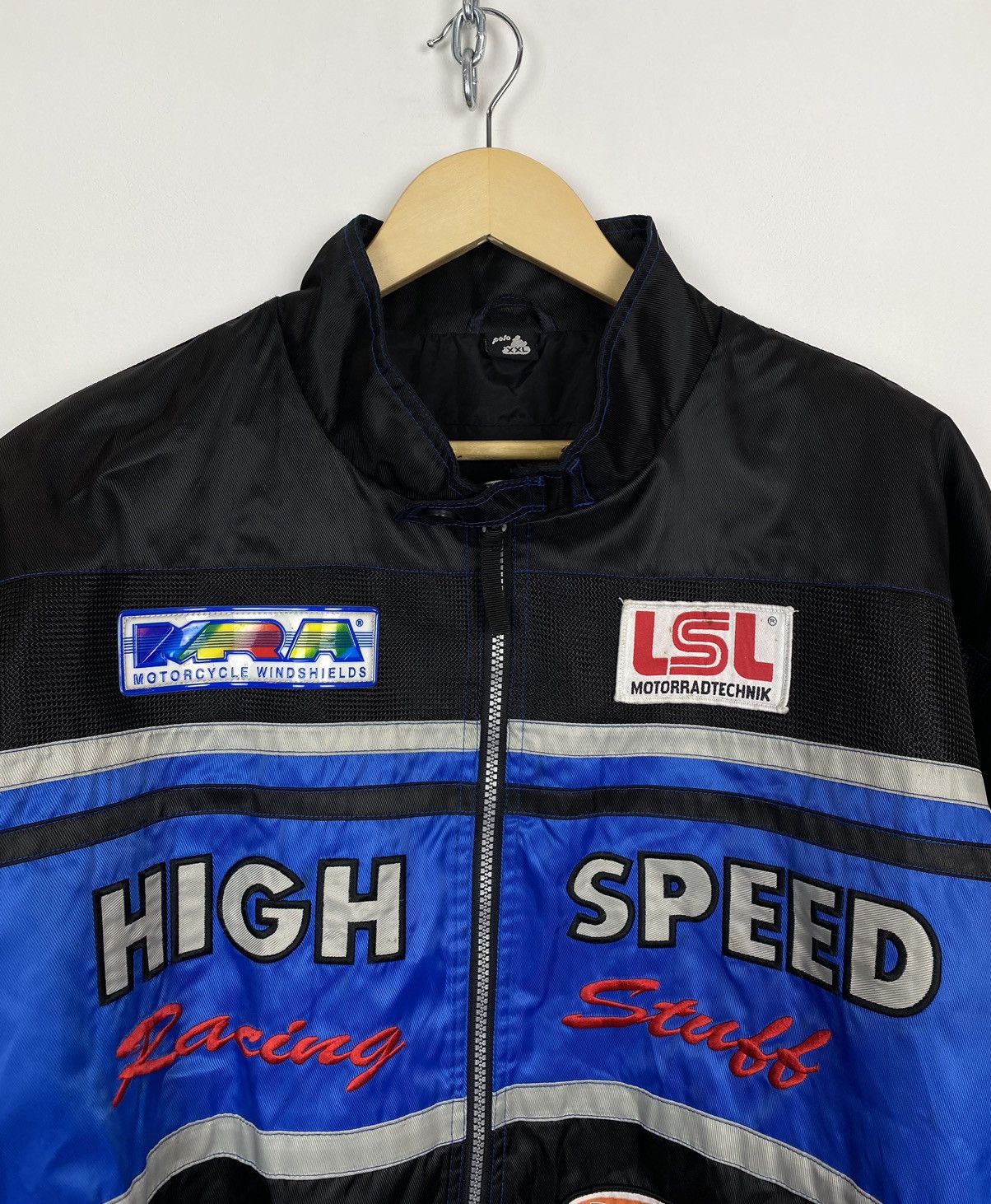 Vintage Racing Jacket High Speed Moto Team Y2K Vintage F1 NASCAR Size US XXL / EU 58 / 5 - 2 Thumbnail
