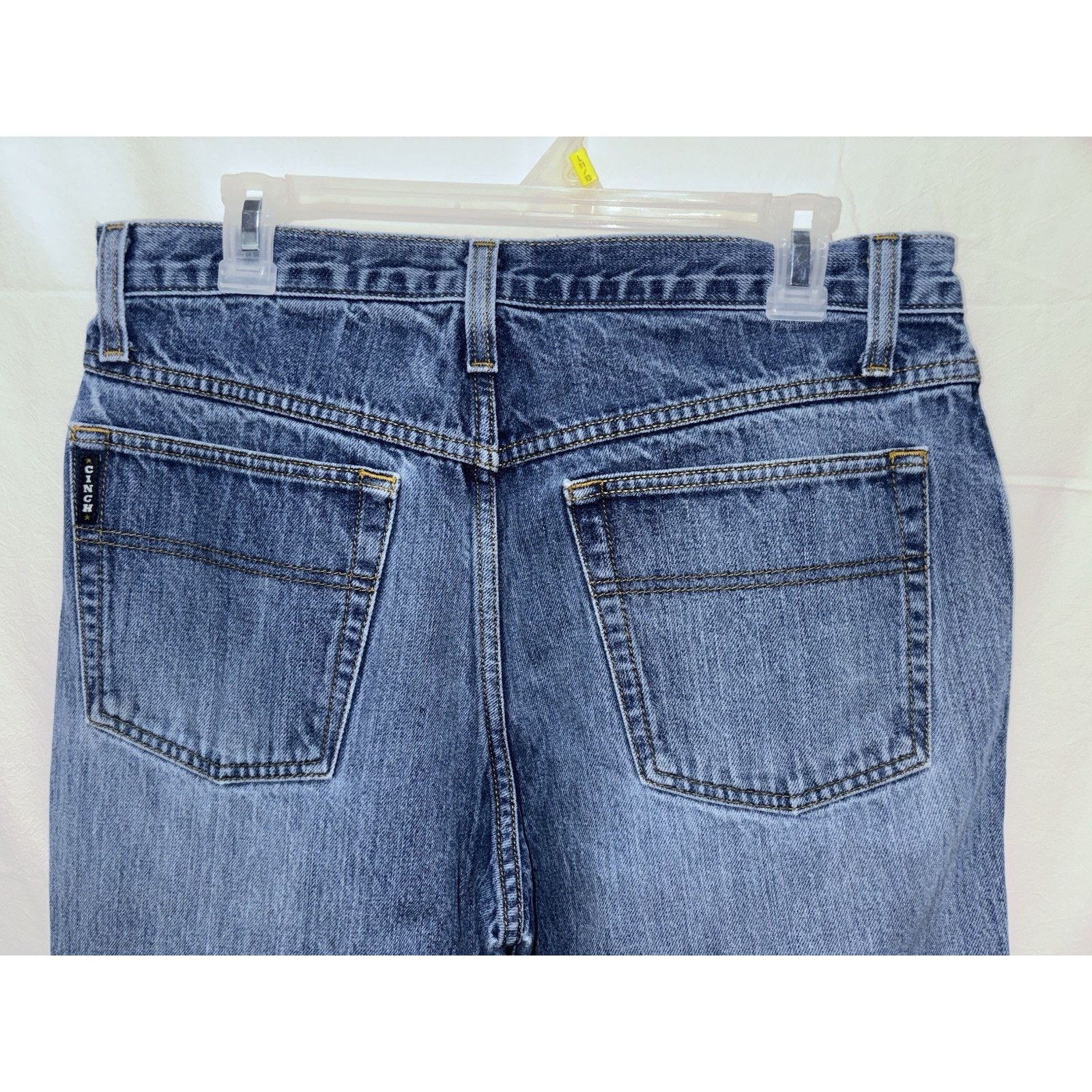 CINCH Cinch Jeans Mens 33X32 Blue Dark Wash Straight Leg Jeans EUC Size US 33 - 4 Thumbnail