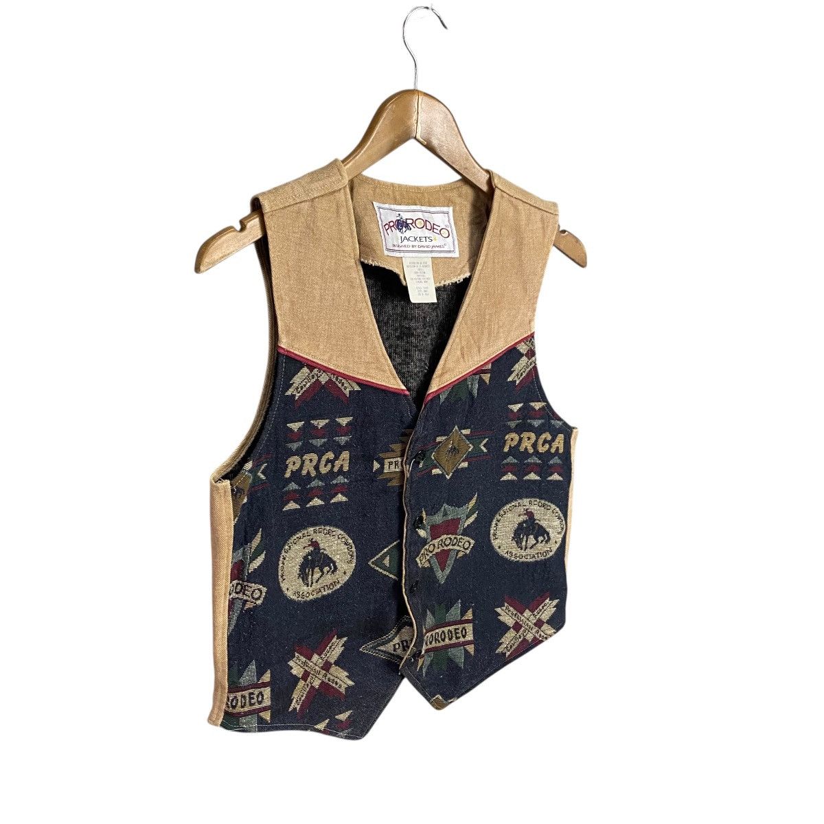 Other Vintage 90s ProRodeo PRCA aztec vest Size US S / EU 44-46 / 1 - 2 Thumbnail