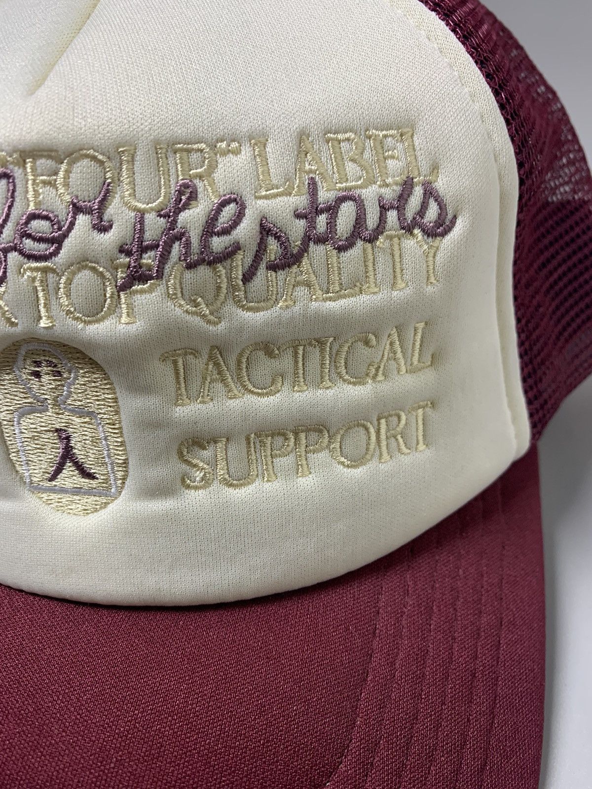 FOUR ATELIER FOUR ATELIER “WINE” TRUCKER HAT Size ONE SIZE - 5 Thumbnail