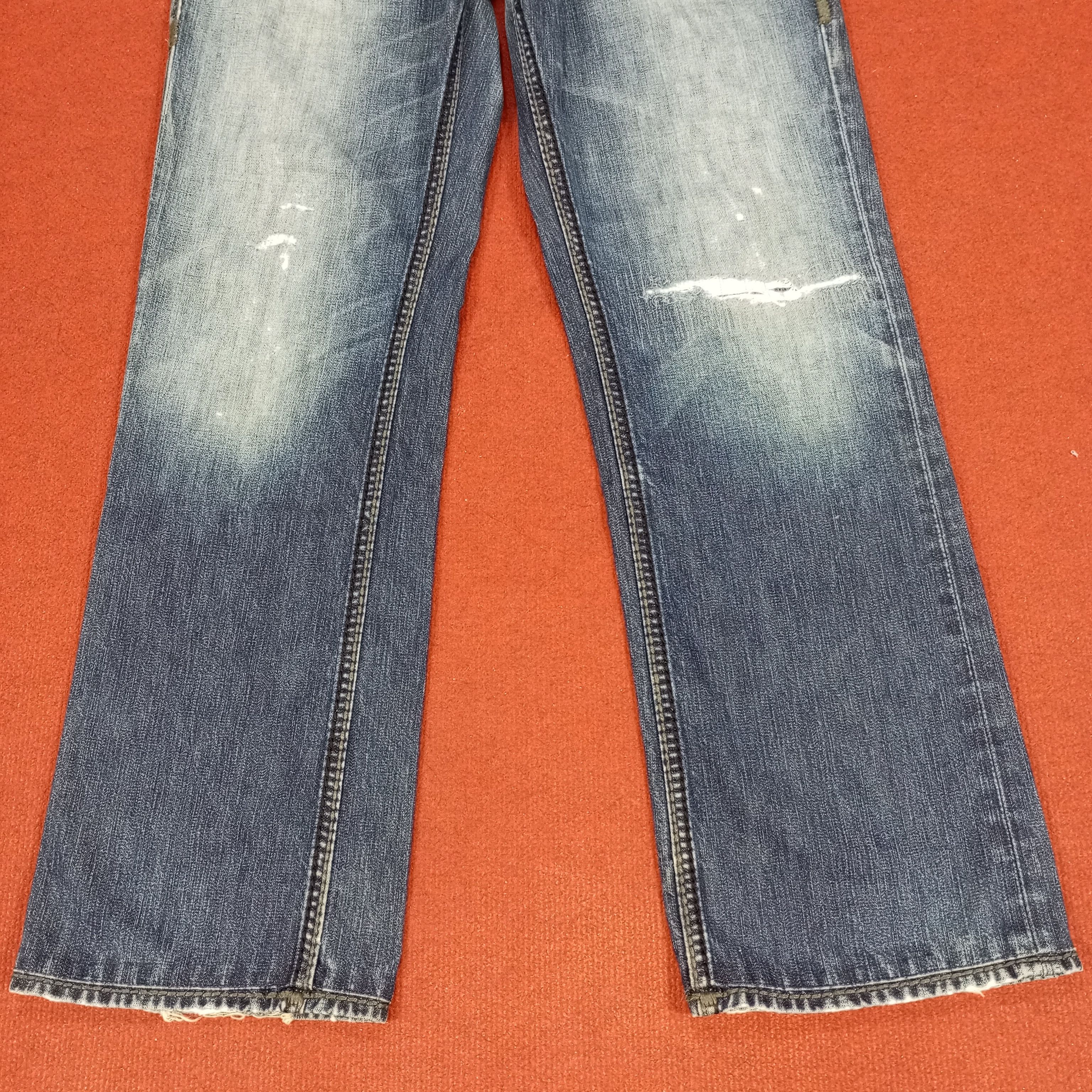 True Religion × Vintage True Religion Ricky Giant Big T Streetwear Style Jeans Size US 34 / EU 50 - 6 Thumbnail