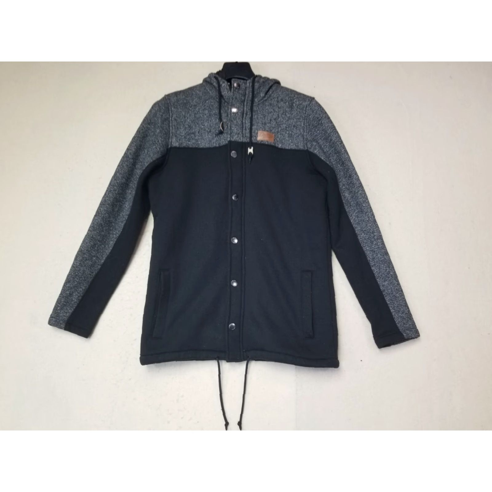 Vintage Dravus Jacket Men M Gray Black Shacket Hooded Button Casual See Pics Size US M / EU 48-50 / 2 - 2 Thumbnail