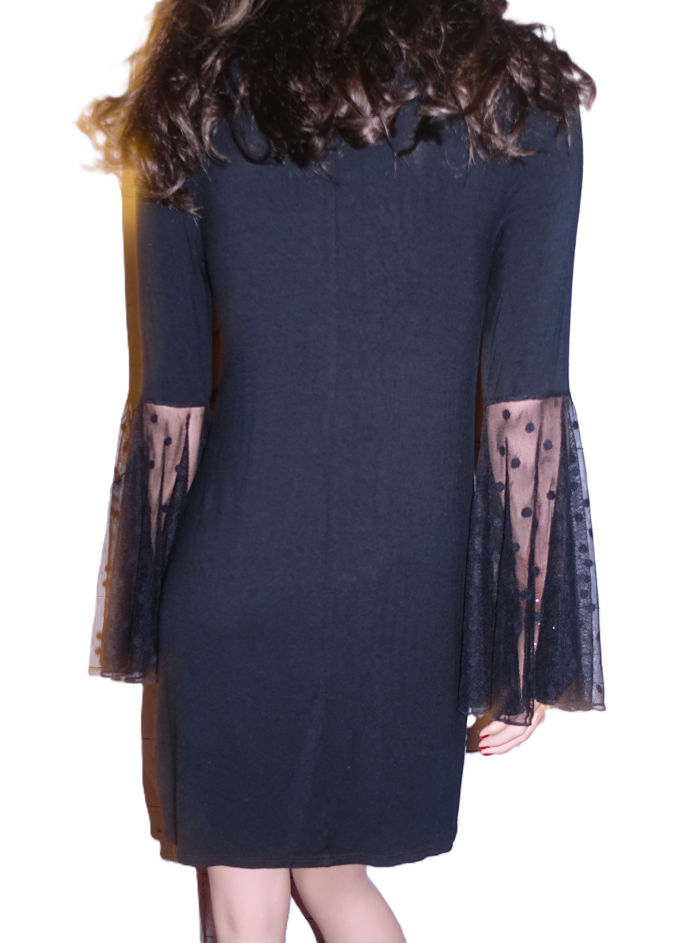 Other AmeLia James Black Lace Polka Dot Dress XS Size XS / US 0-2 / IT 36-38 - 7 Thumbnail