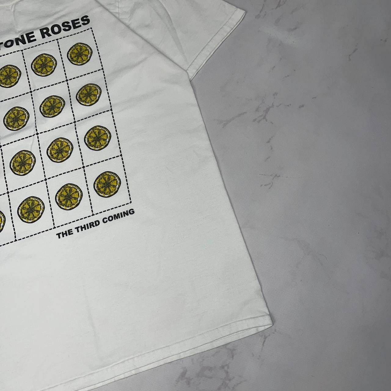 Vintage The Stone Roses Band Tour White Mens Tee Size S Size US S / EU 44-46 / 1 - 8 Thumbnail
