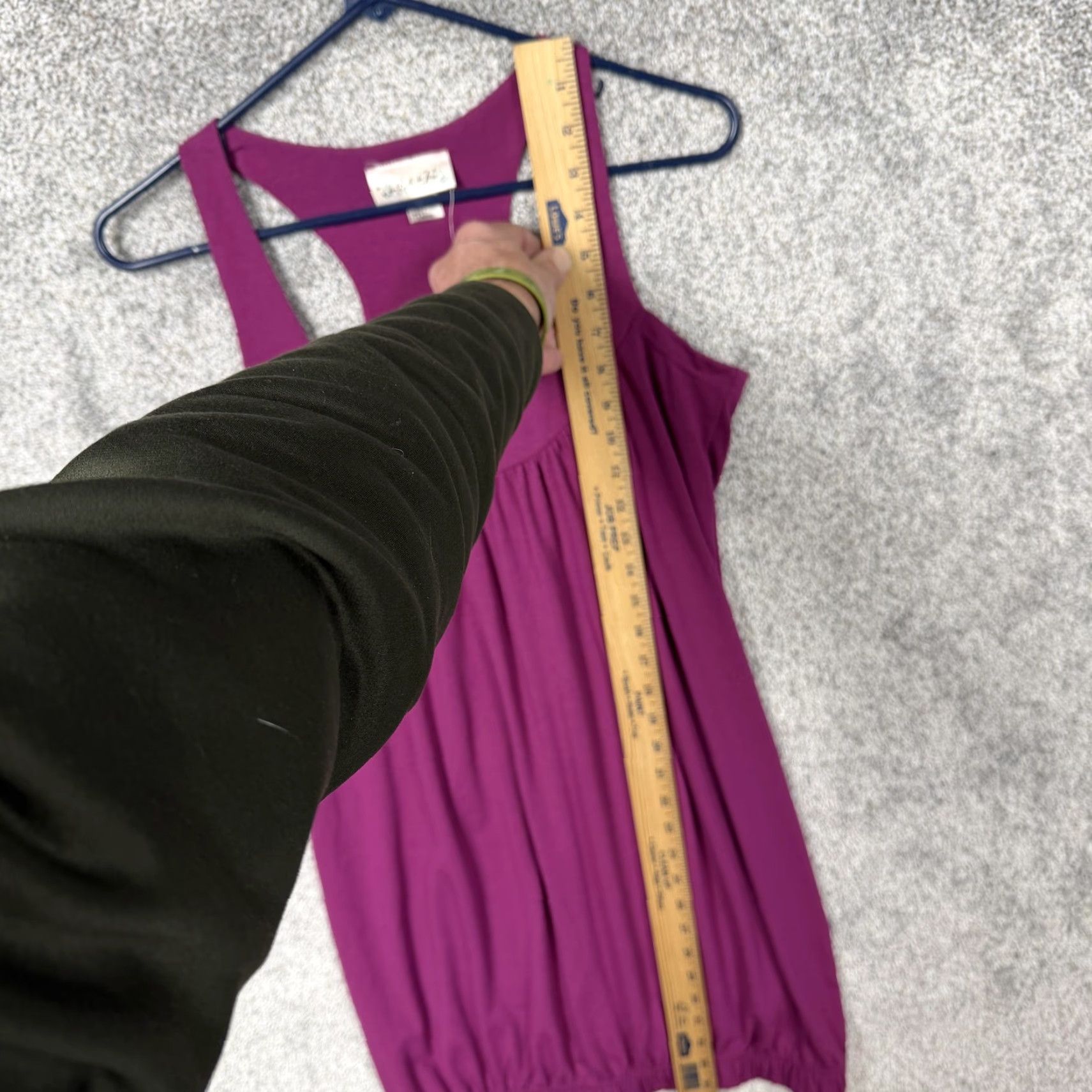 Vintage Belle Du Jour Dress L Racerback Bubble Hem Tank Casual Summer Boho Indie Sleaze Size L / US 10 / IT 46 - 2 Thumbnail