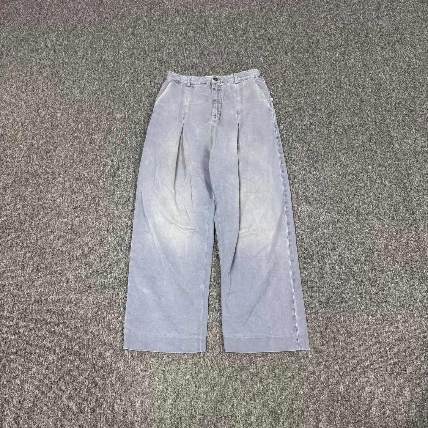 Loewe Loewe 24FW Baggy Washed Soft Denim Buckle Pants Size US 32 / EU 48 - 2 Thumbnail