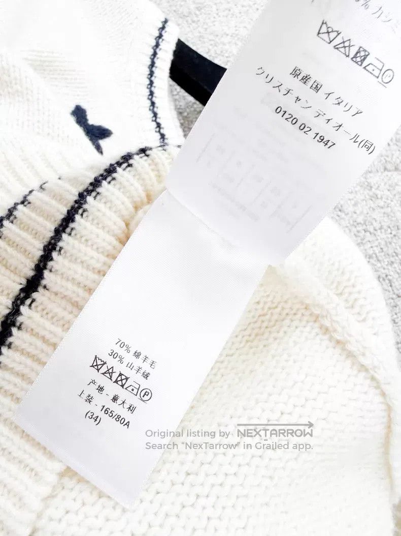 Dior Dior Lucky Star slogan knitted short sleeves Size XXS / US 00 / IT 34 - 7 Thumbnail