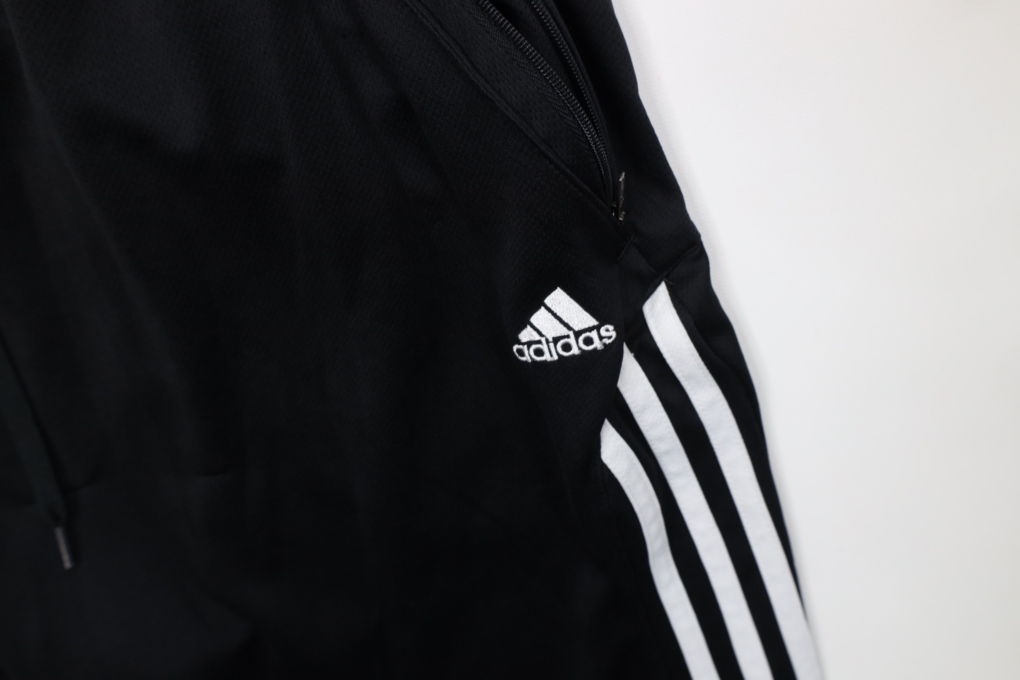 Adidas Vintage Y2K Adidas Spell Out Striped Knit Sweatpants Black Size US 38 / EU 54 - 7 Thumbnail
