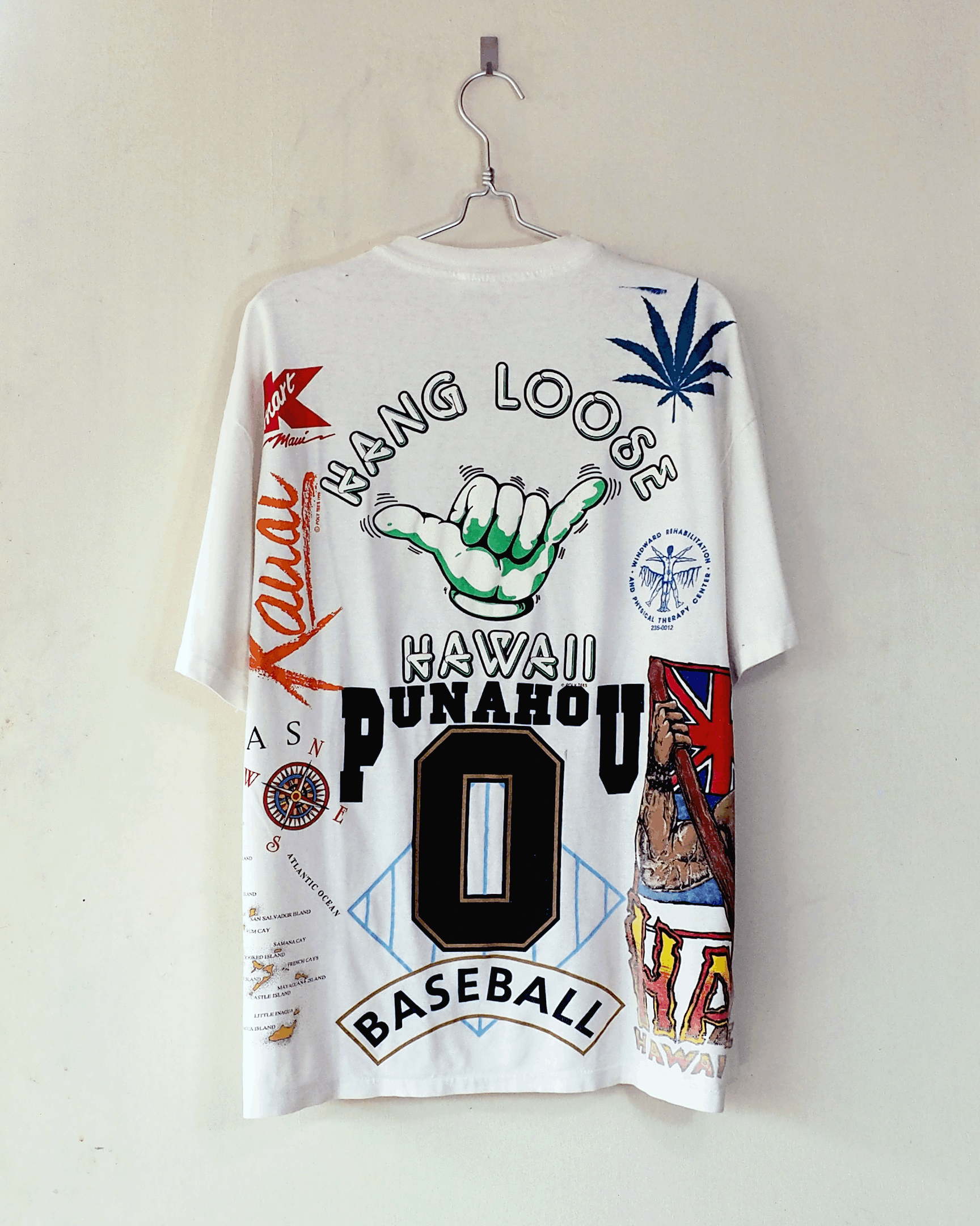 Vintage Vintage 1990s Hawaii Themed Test Print Shirt XL Size US XL / EU 56 / 4 - 10 Thumbnail