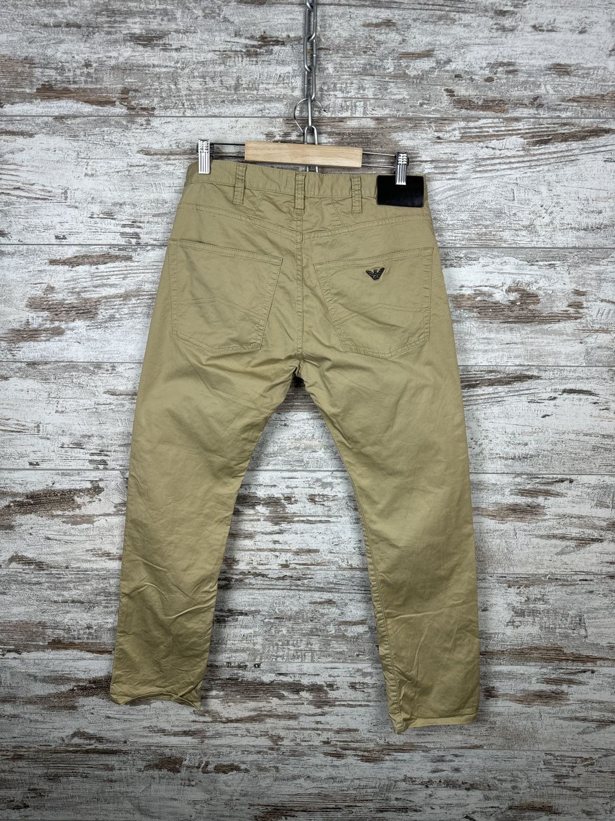 Armani Mens Armani jeans luxury pants metal logo chinos size 30 Size US 30 / EU 46 - 1 Thumbnail