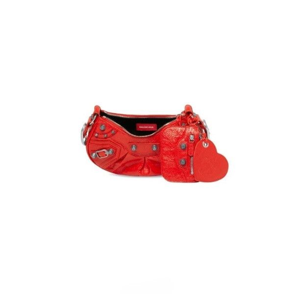 Balenciaga o1srvl11e1224 Size: OS / Le Cagole XS Shoulder Bag in Red Size ONE SIZE - 6 Thumbnail