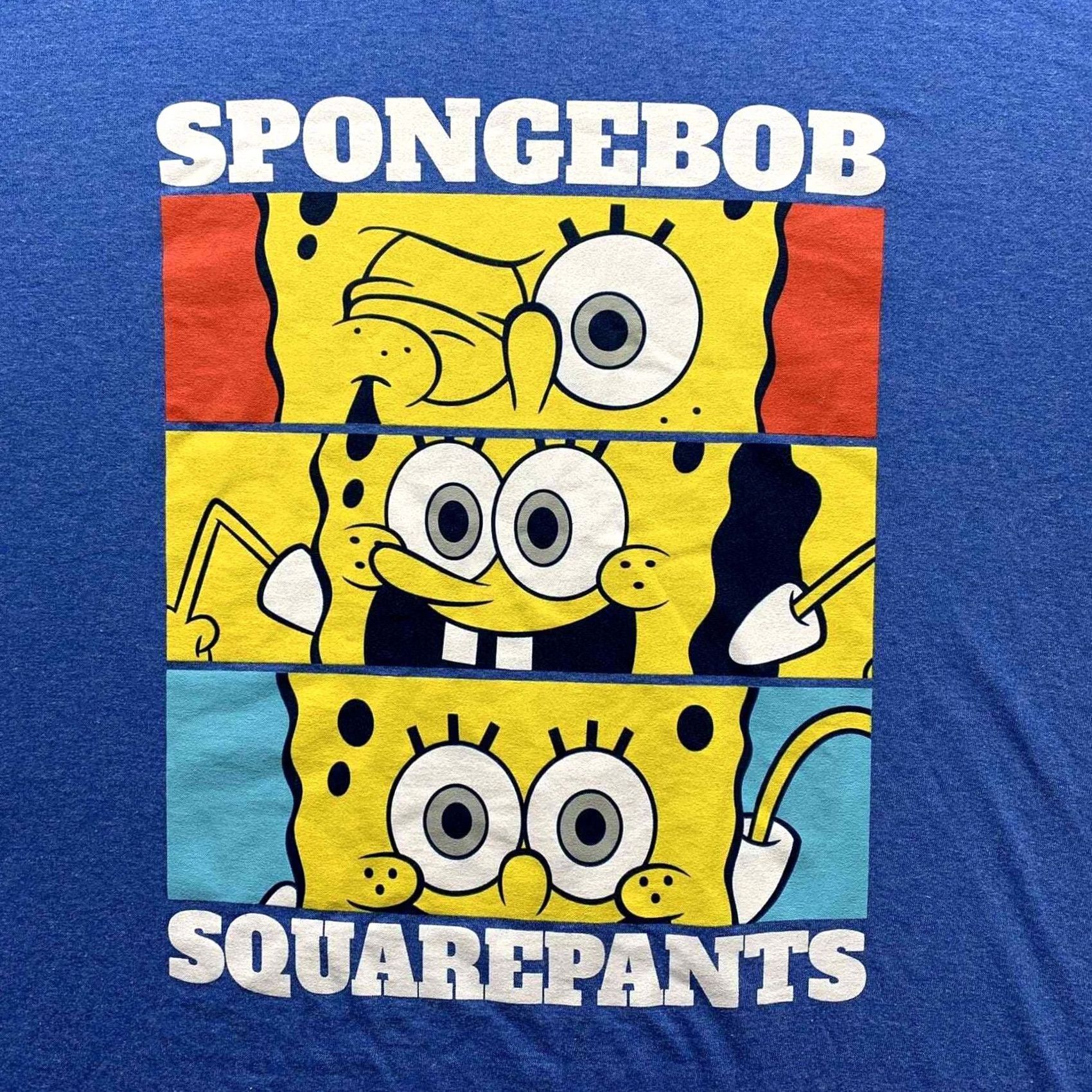 Nickelodeon SpongeBob SquarePants T-Shirt Adults XL XLarge Blue Nickelodeon Cartoons Graphic Size US XL / EU 56 / 4 - 3 Thumbnail