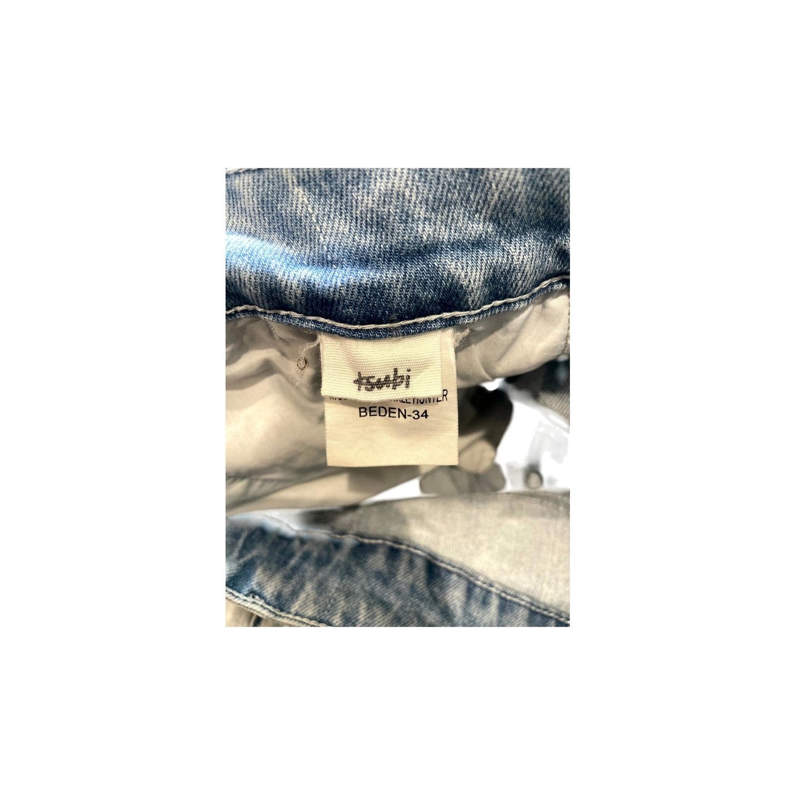 Ksubi Ksubi Light Wash & Red Jeans Size US 34 / EU 50 - 6 Thumbnail