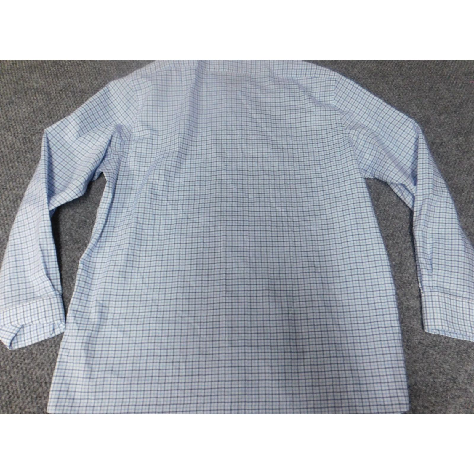 Croft & Barrow Croft & Barrow Shirt 16 Blue Plaid Button-Down Mens Regular Long Sleeve Cotton Button-Up Collared Vintage: No Size US L / EU 52-54 / 3 - 6 Thumbnail