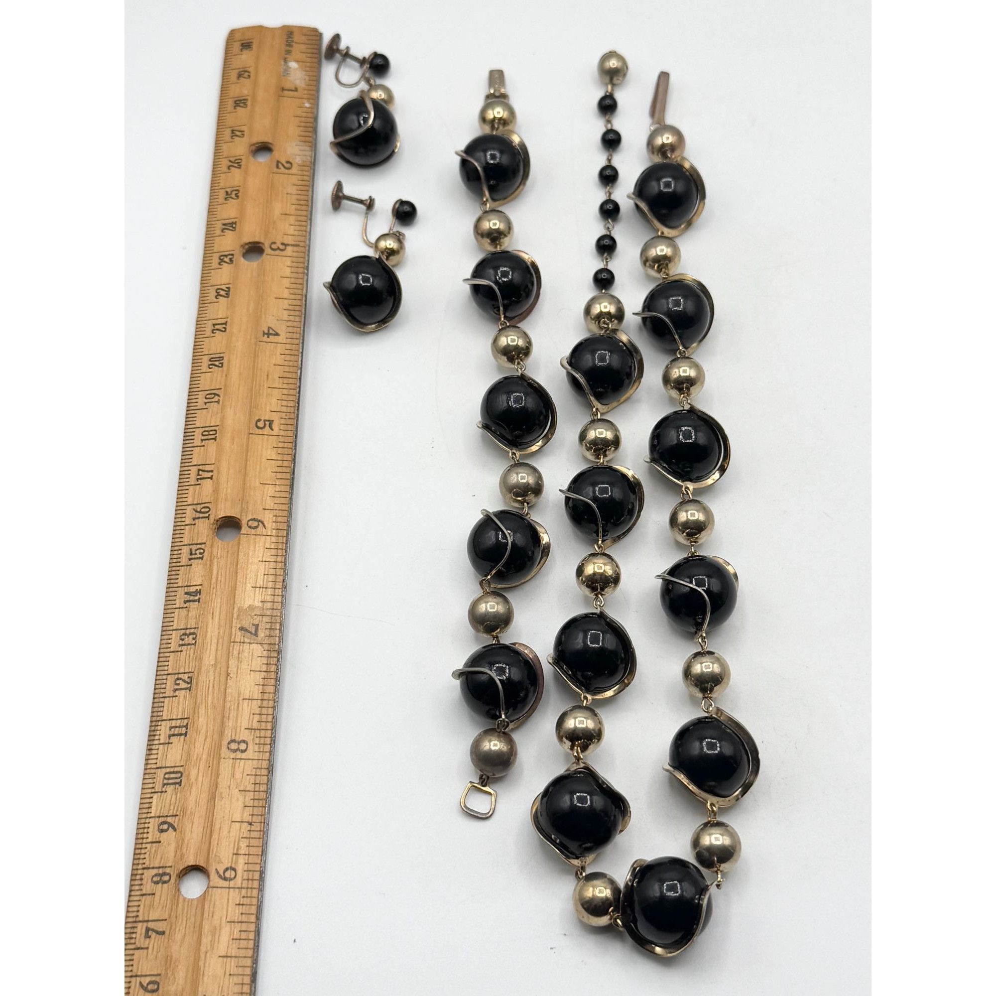 Vintage Vintage Coro MCM wrapped beads necklace bracelet & earrings Size ONE SIZE - 4 Thumbnail