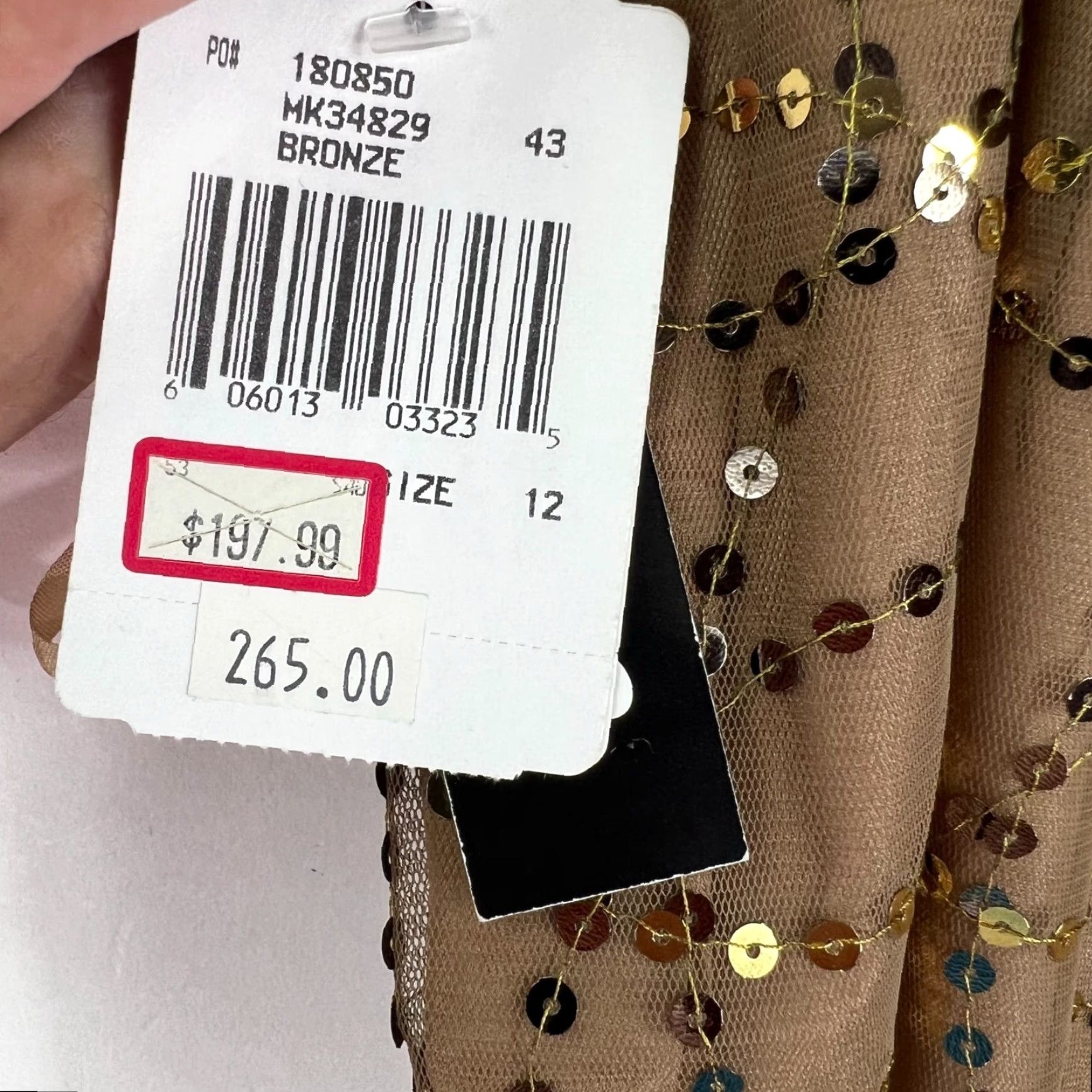 Vintage VINTAGE Muse Pants Womens Size 12 Brown 32x31 Sequin Geometric Lined 31 Inseam Size 34" / US 12 / IT 48 - 7 Thumbnail
