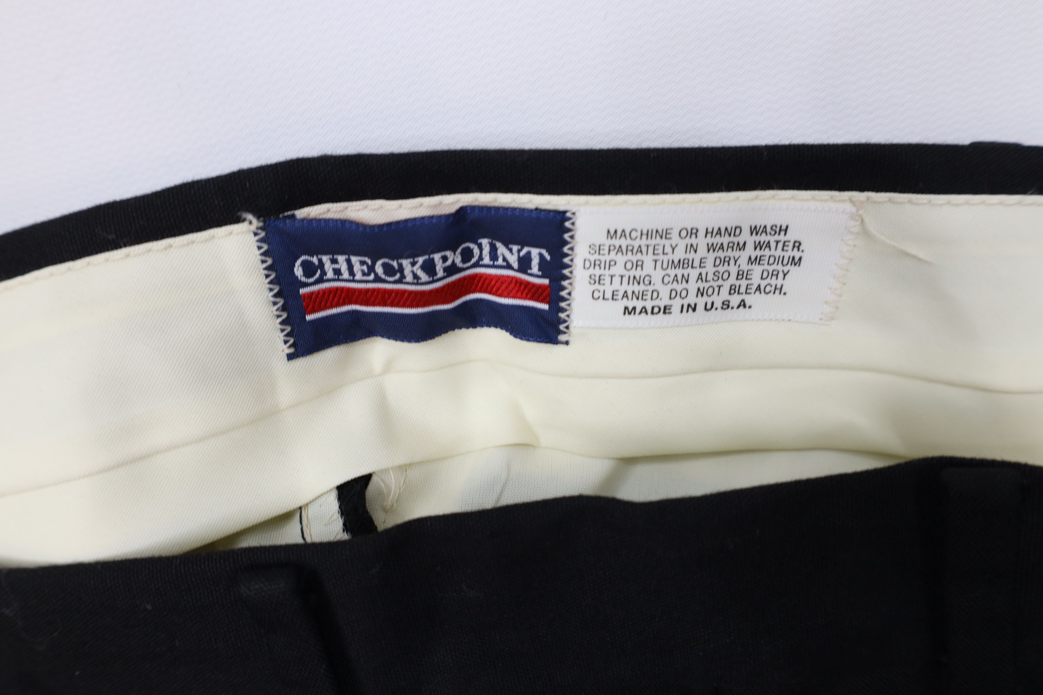 Vintage Vintage 70s Streetwear Canvas Wide Leg Chino Pants Black USA Size US 36 / EU 52 - 6 Thumbnail
