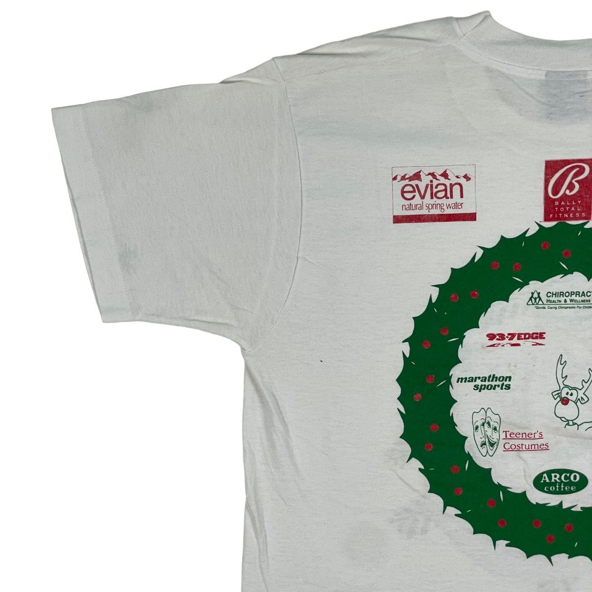 Fruit Of The Loom 🔥LAST PRICE🔥 Vintage 90s Reindeer Run Event Tee Size US L / EU 52-54 / 3 - 10 Thumbnail