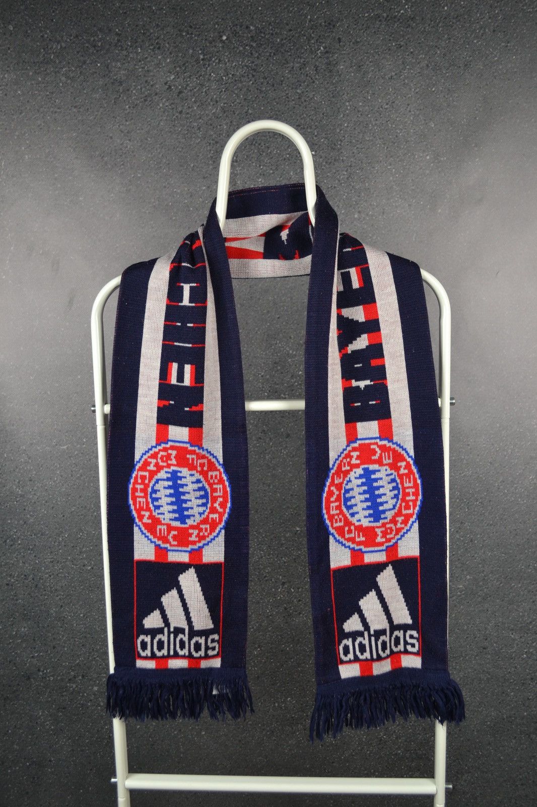 Adidas × Vintage Bayern Munchen Football Scarf Adidas Vintage Soccer Size ONE SIZE - 1 Thumbnail